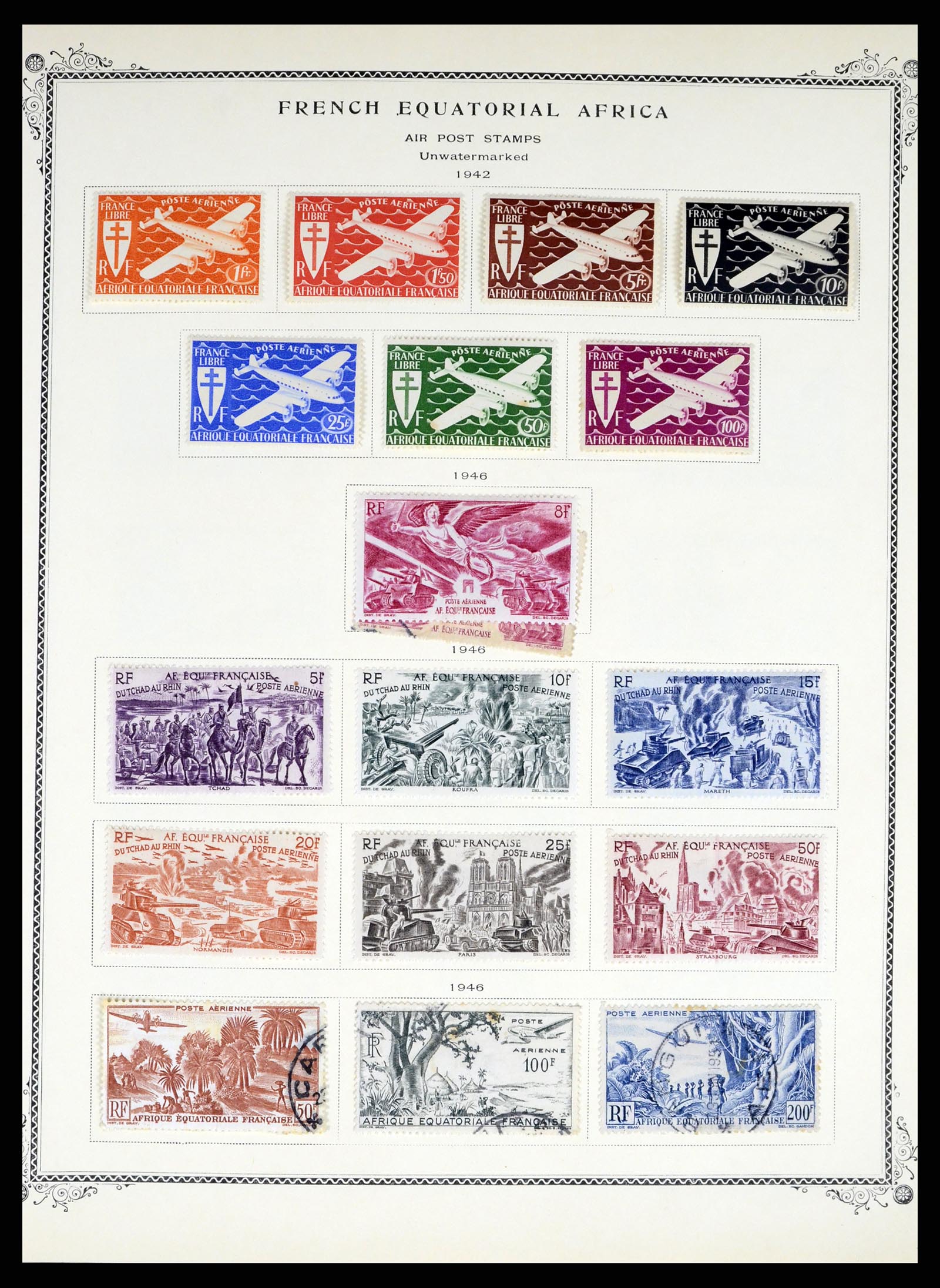 37965 019 - Stamp Collection 37965 French colonies in Africa 1885-1974.