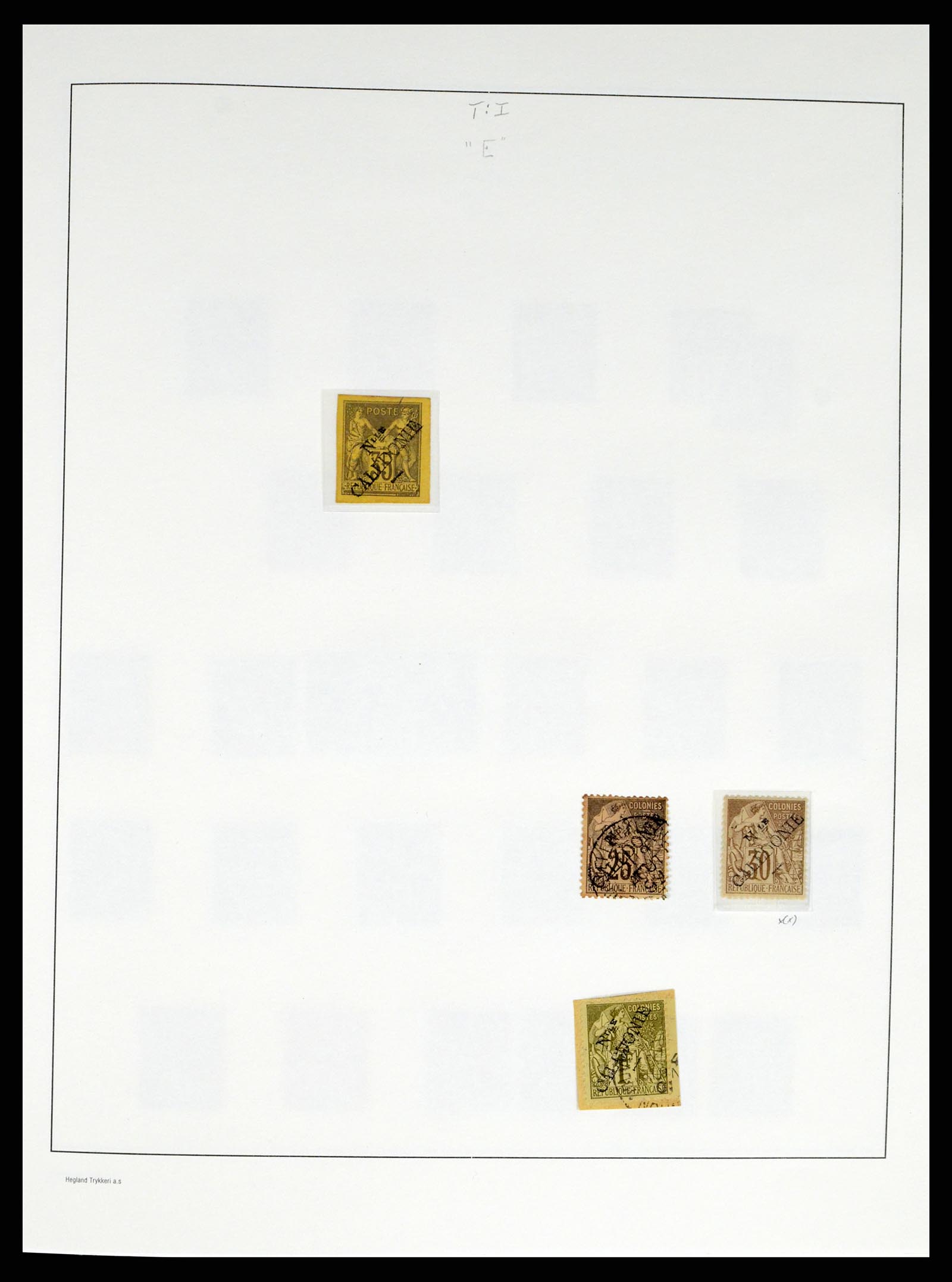 37966 006 - Postzegelverzameling 37966 Nieuw Caledonië 1854-1959.
