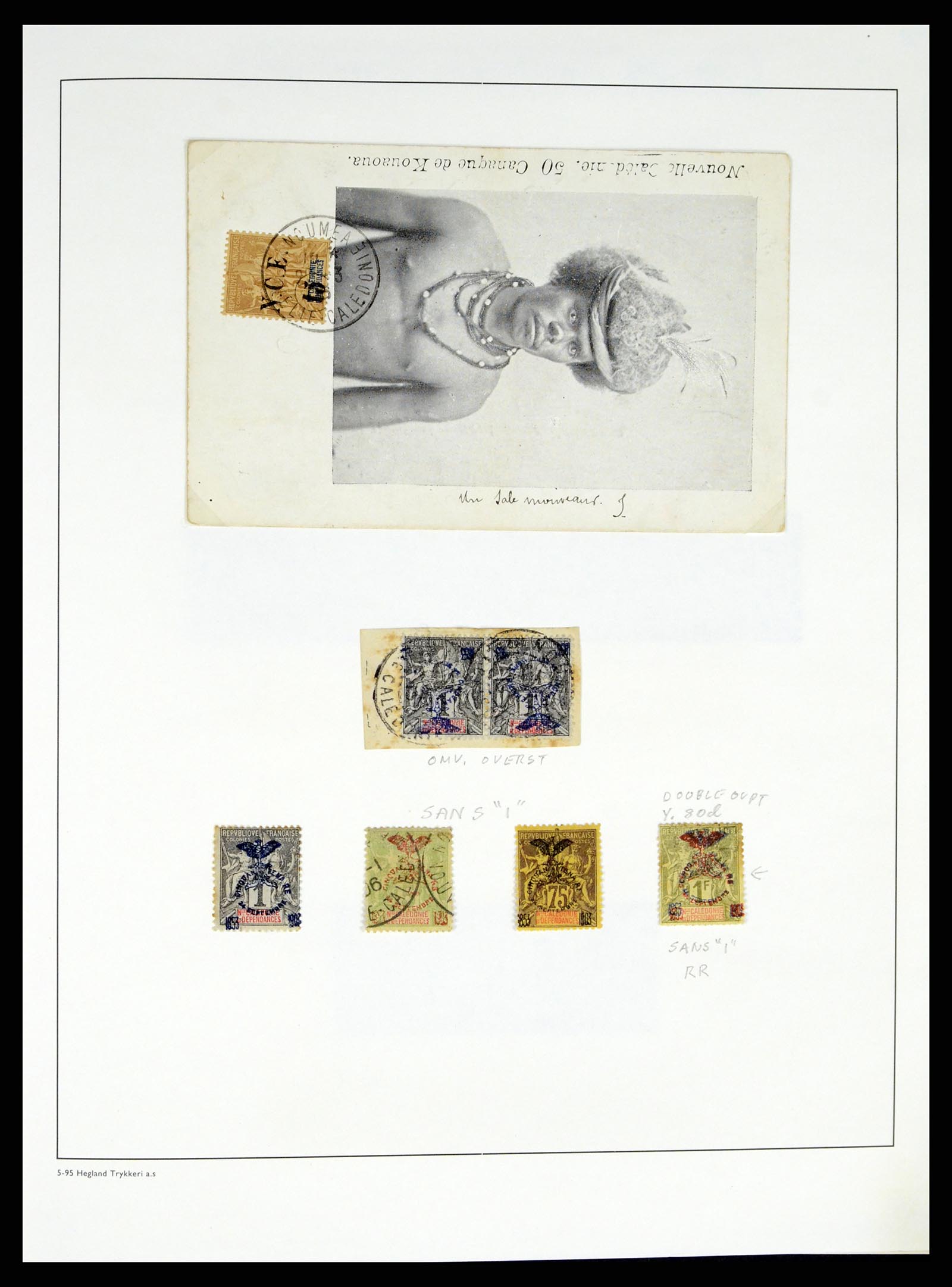37966 012 - Postzegelverzameling 37966 Nieuw Caledonië 1854-1959.