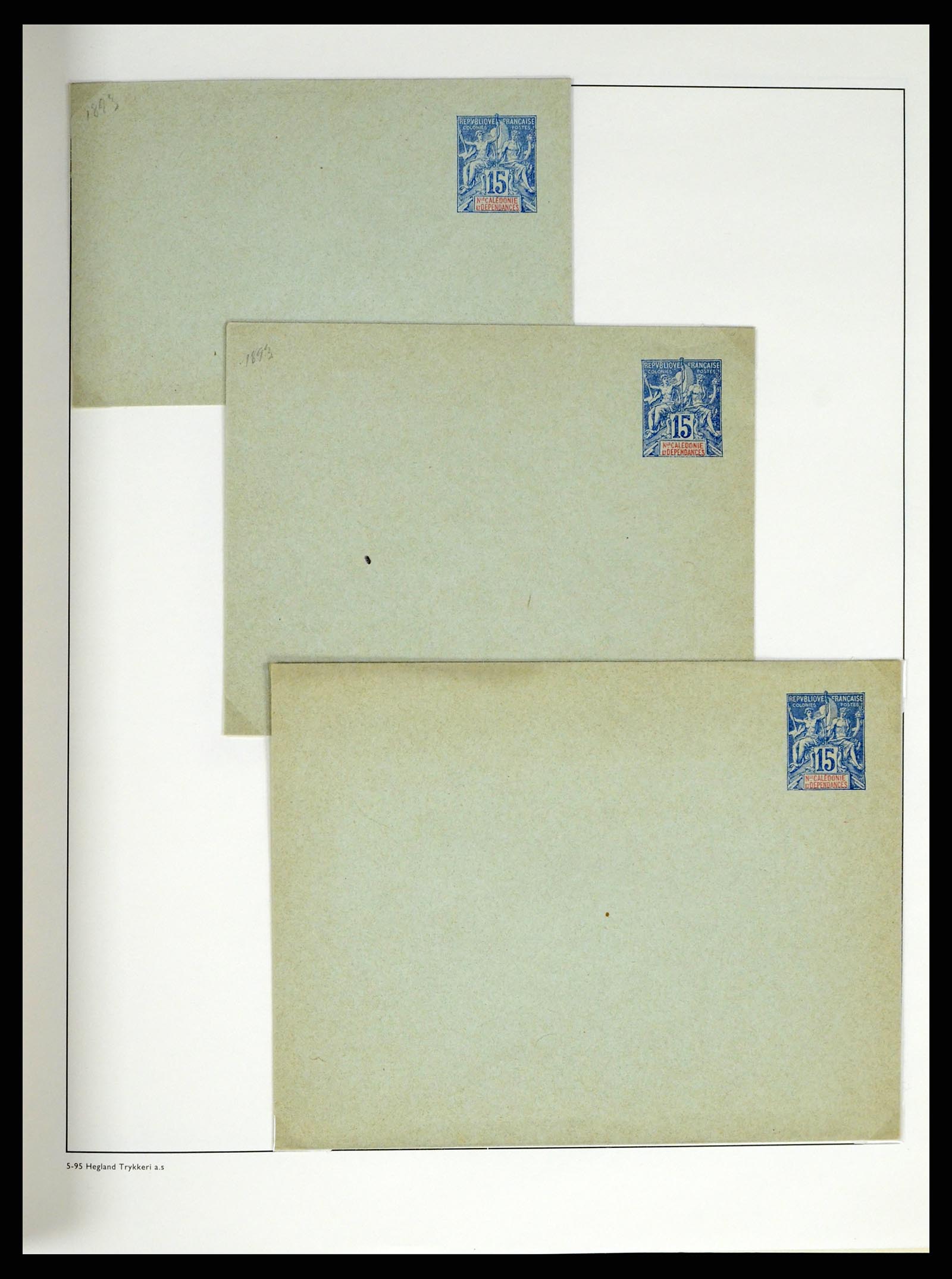37966 014 - Postzegelverzameling 37966 Nieuw Caledonië 1854-1959.