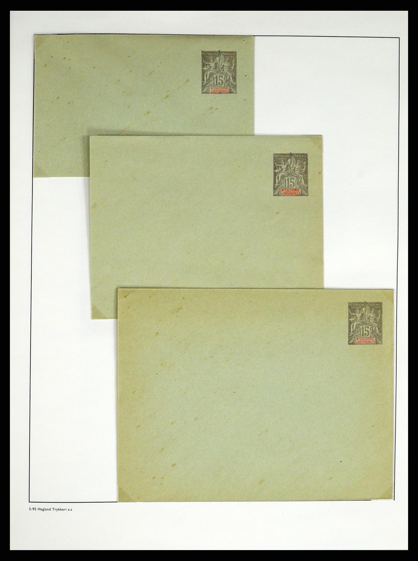 37966 016 - Postzegelverzameling 37966 Nieuw Caledonië 1854-1959.