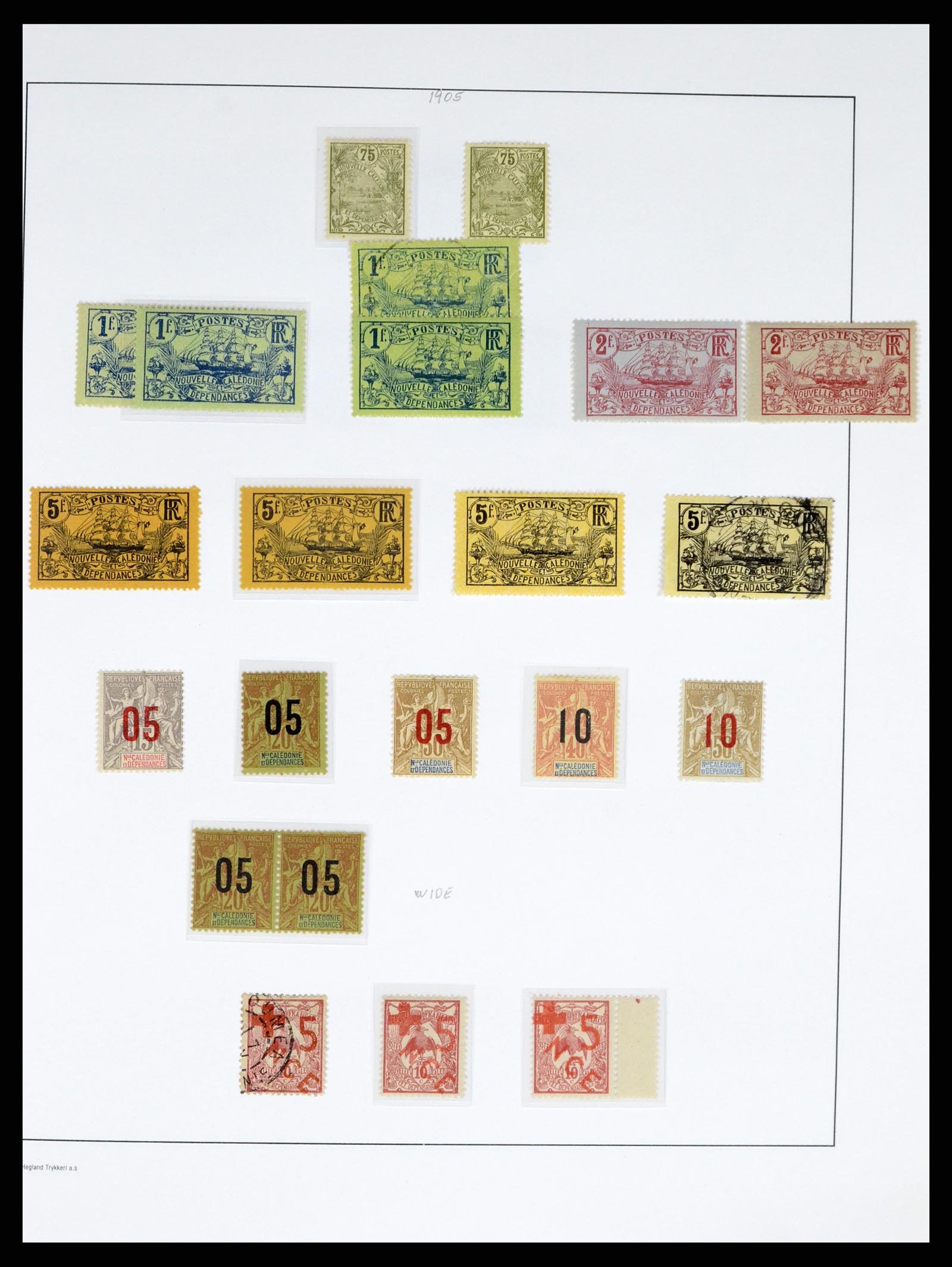 37966 024 - Stamp Collection 37966 New Caledonia 1854-1959.