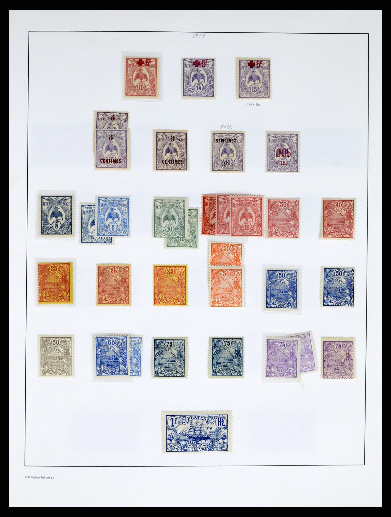37966 027 - Stamp Collection 37966 New Caledonia 1854-1959.