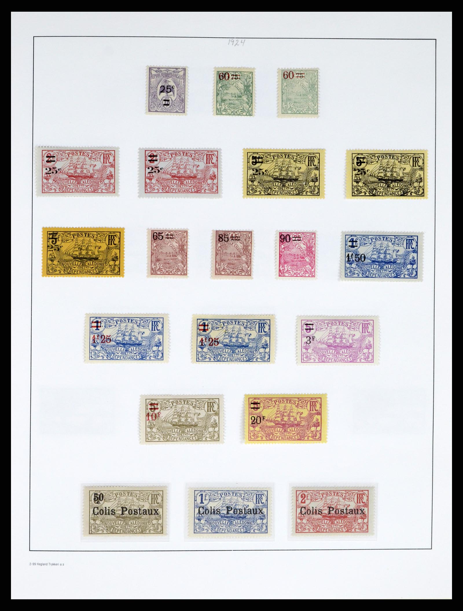 37966 028 - Stamp Collection 37966 New Caledonia 1854-1959.