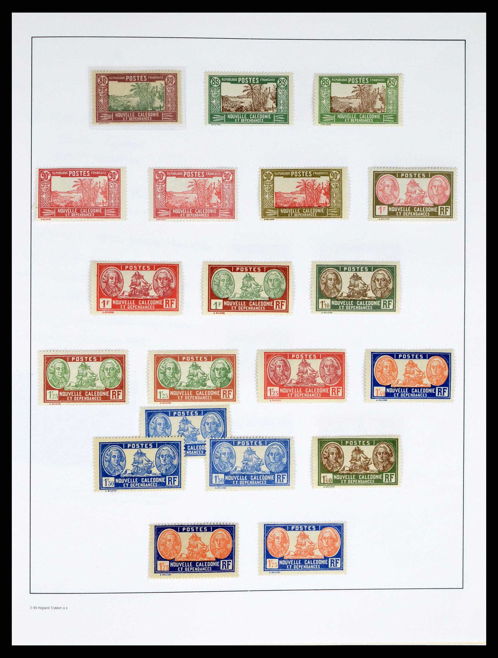 37966 031 - Stamp Collection 37966 New Caledonia 1854-1959.