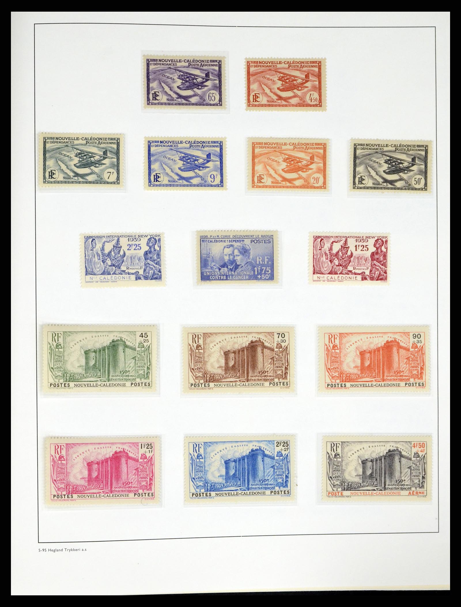 37966 037 - Stamp Collection 37966 New Caledonia 1854-1959.