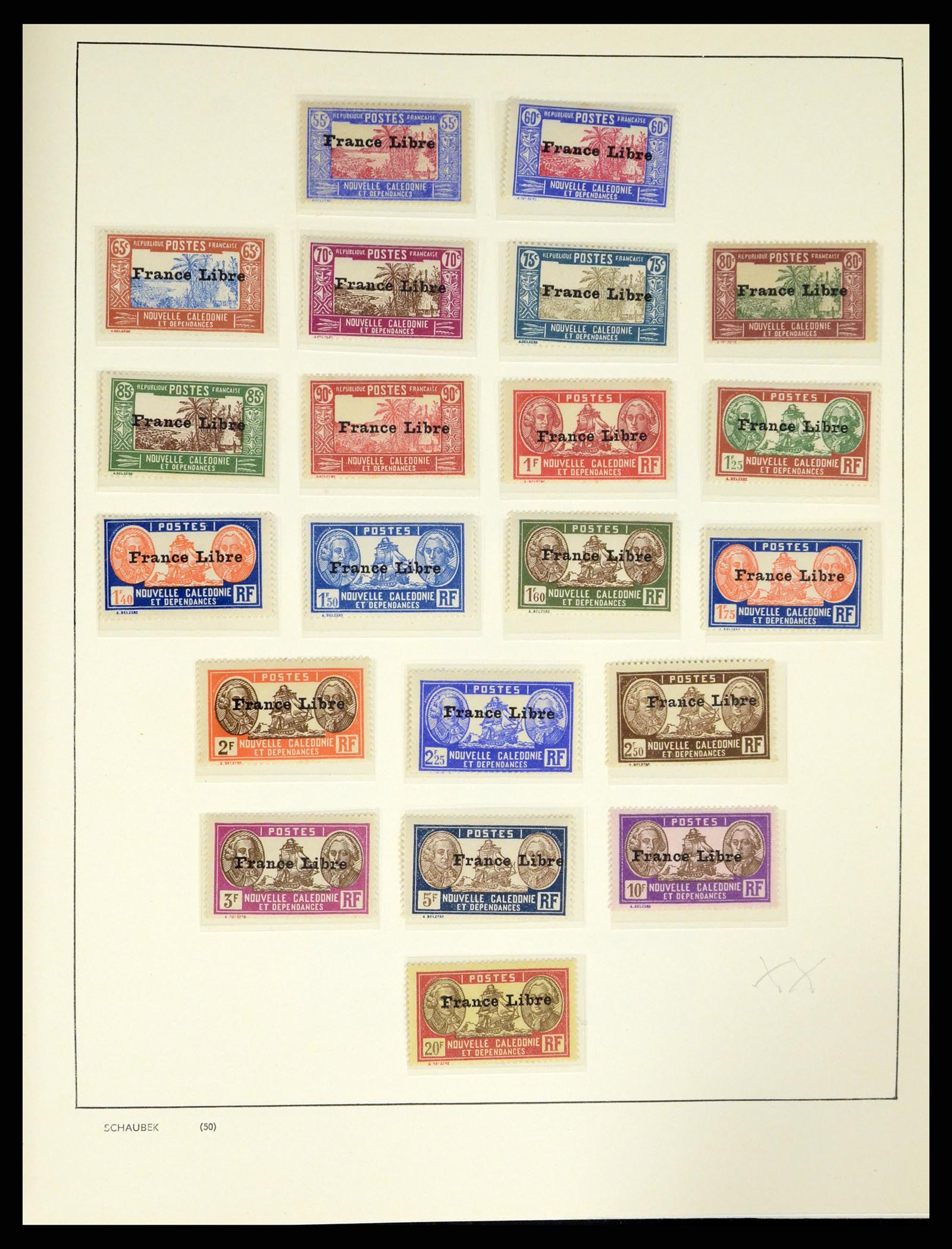 37966 039 - Stamp Collection 37966 New Caledonia 1854-1959.