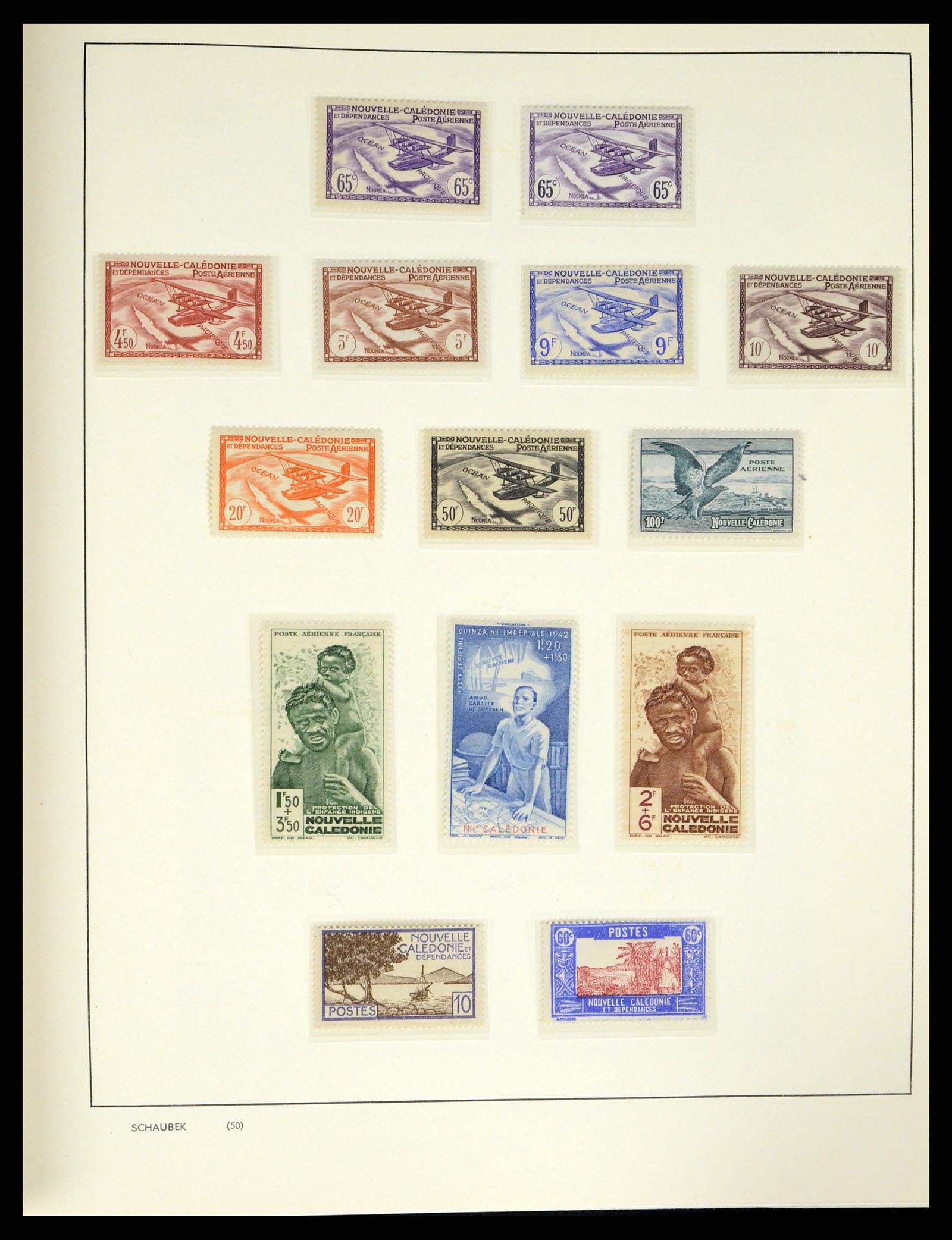 37966 040 - Stamp Collection 37966 New Caledonia 1854-1959.