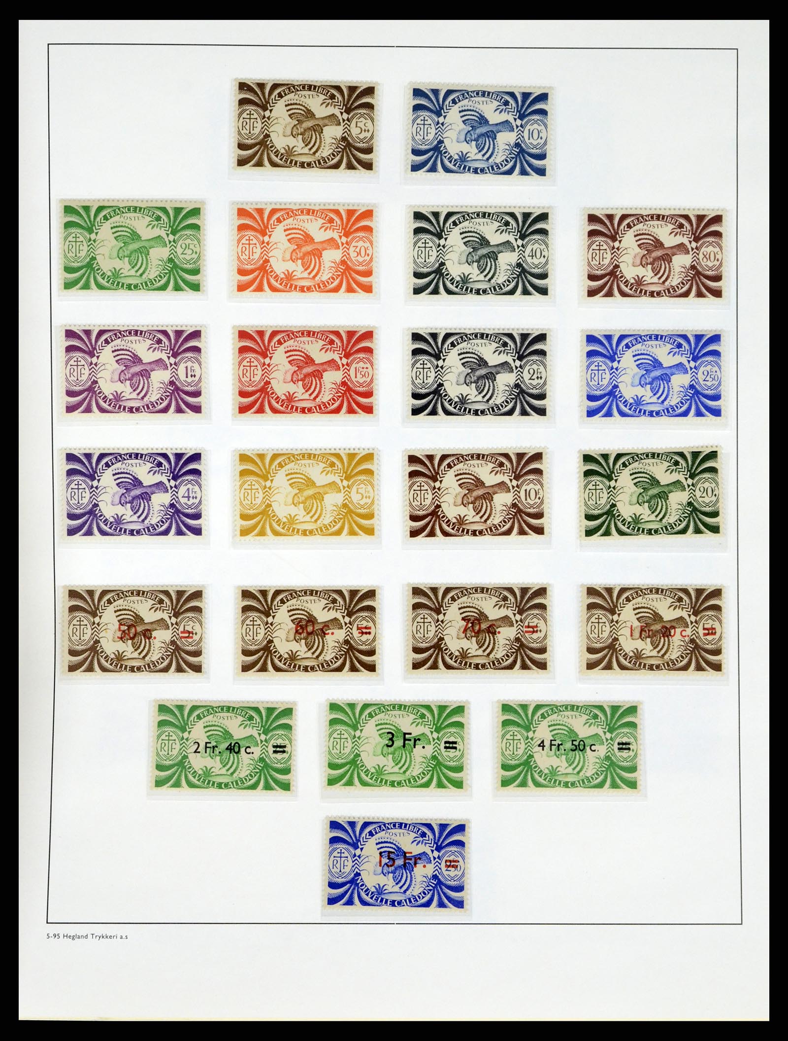 37966 043 - Postzegelverzameling 37966 Nieuw Caledonië 1854-1959.