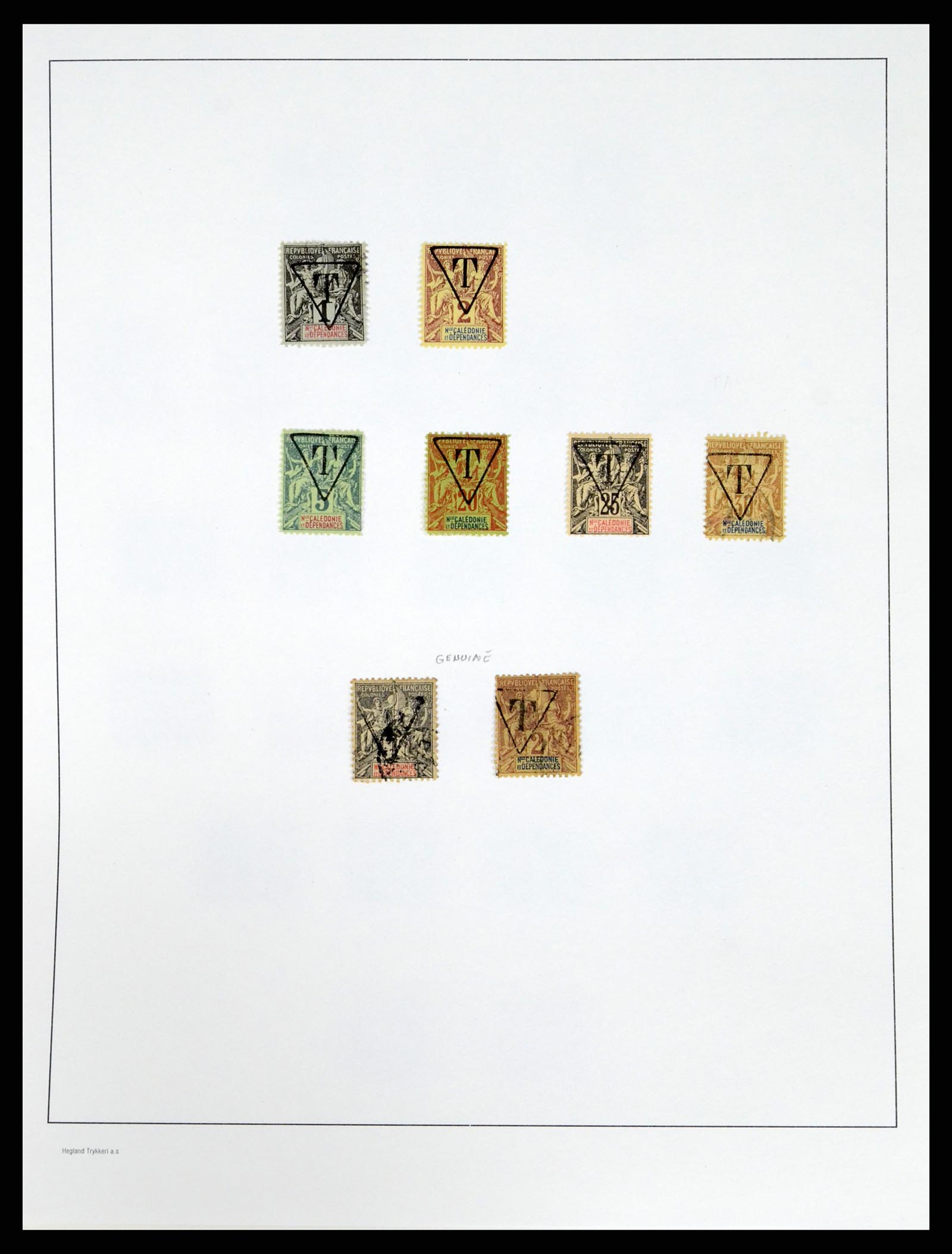 37966 050 - Postzegelverzameling 37966 Nieuw Caledonië 1854-1959.