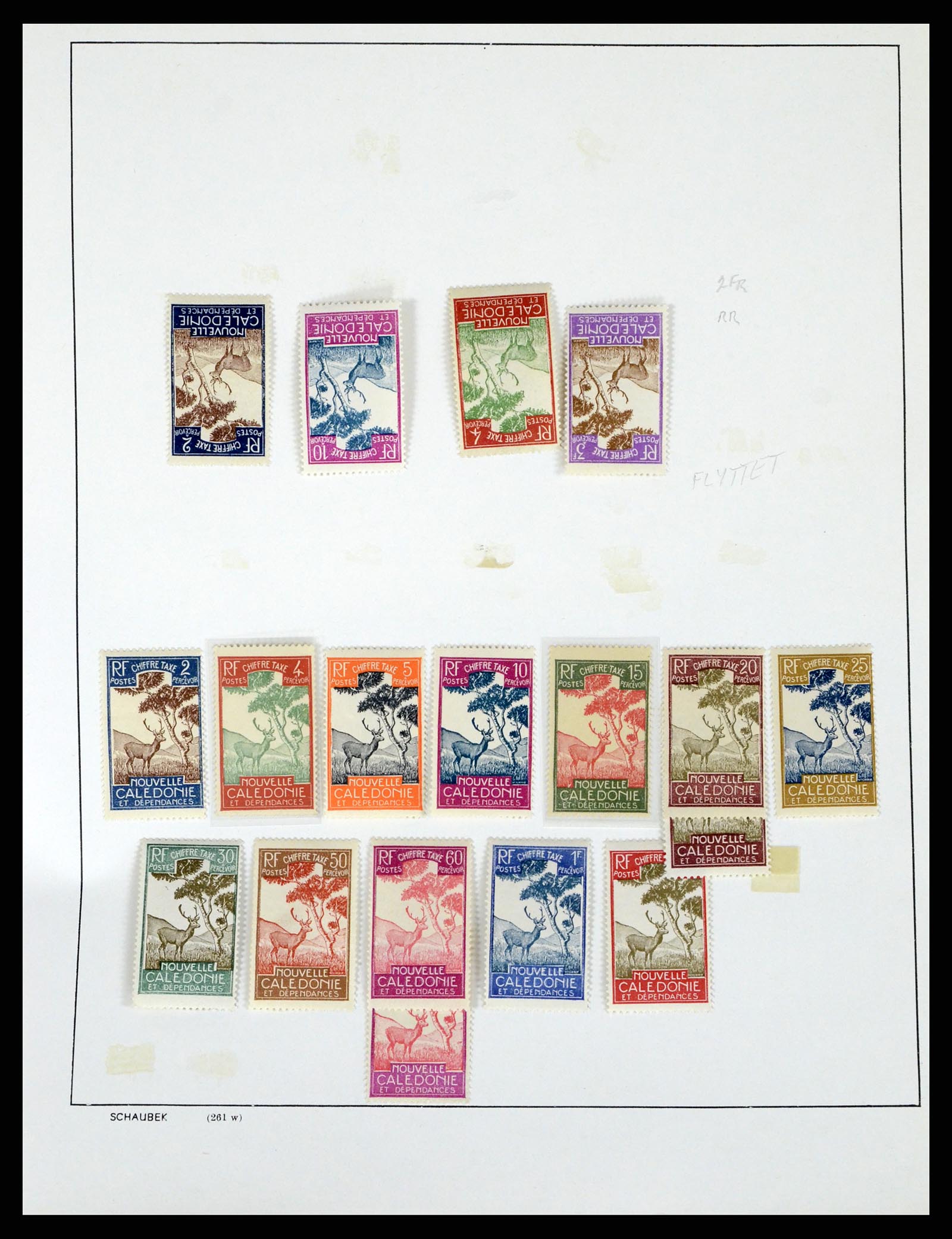 37966 052 - Postzegelverzameling 37966 Nieuw Caledonië 1854-1959.