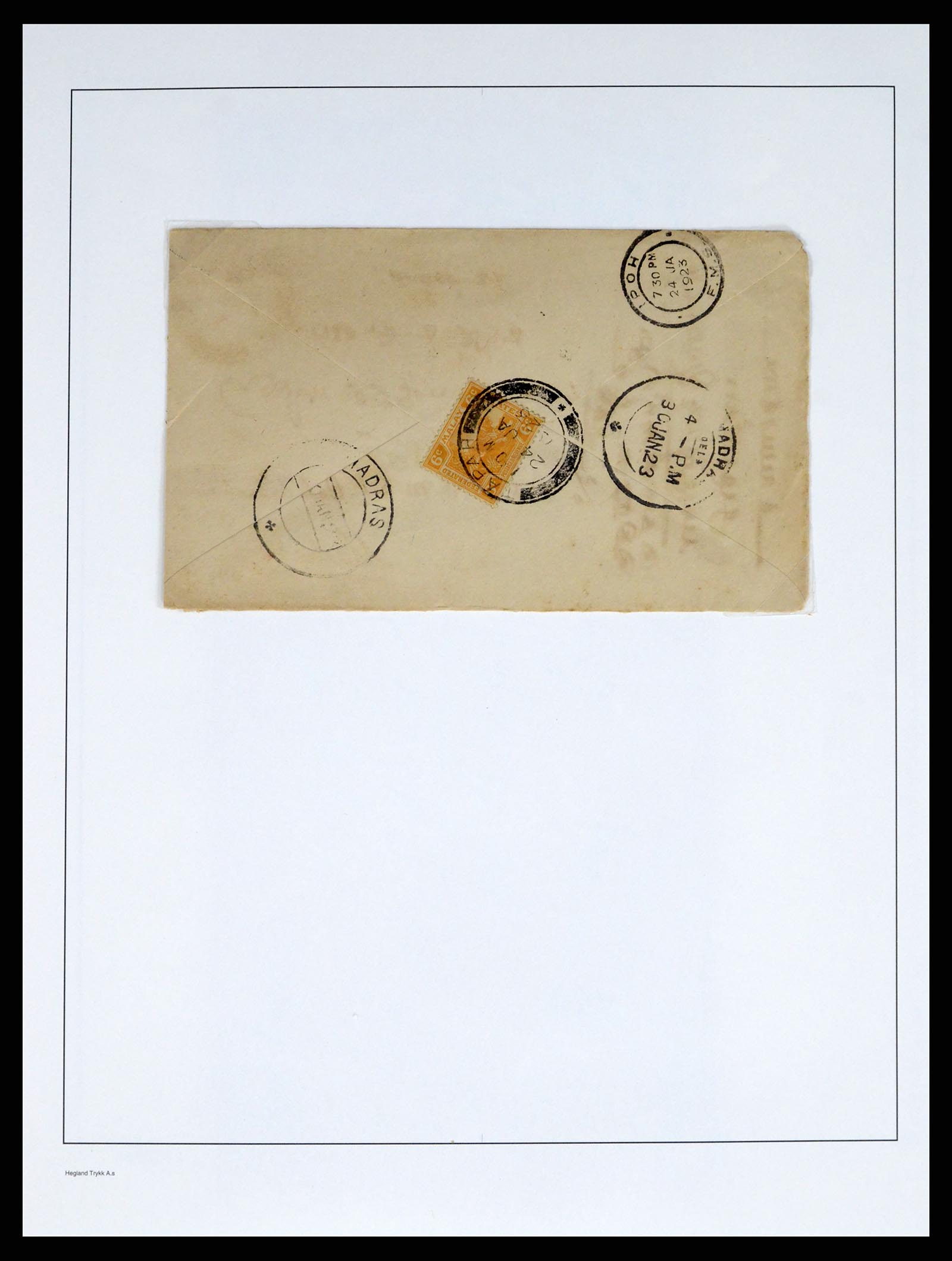 37971 014 - Postzegelverzameling 37971 Maleisië 1900-1920.