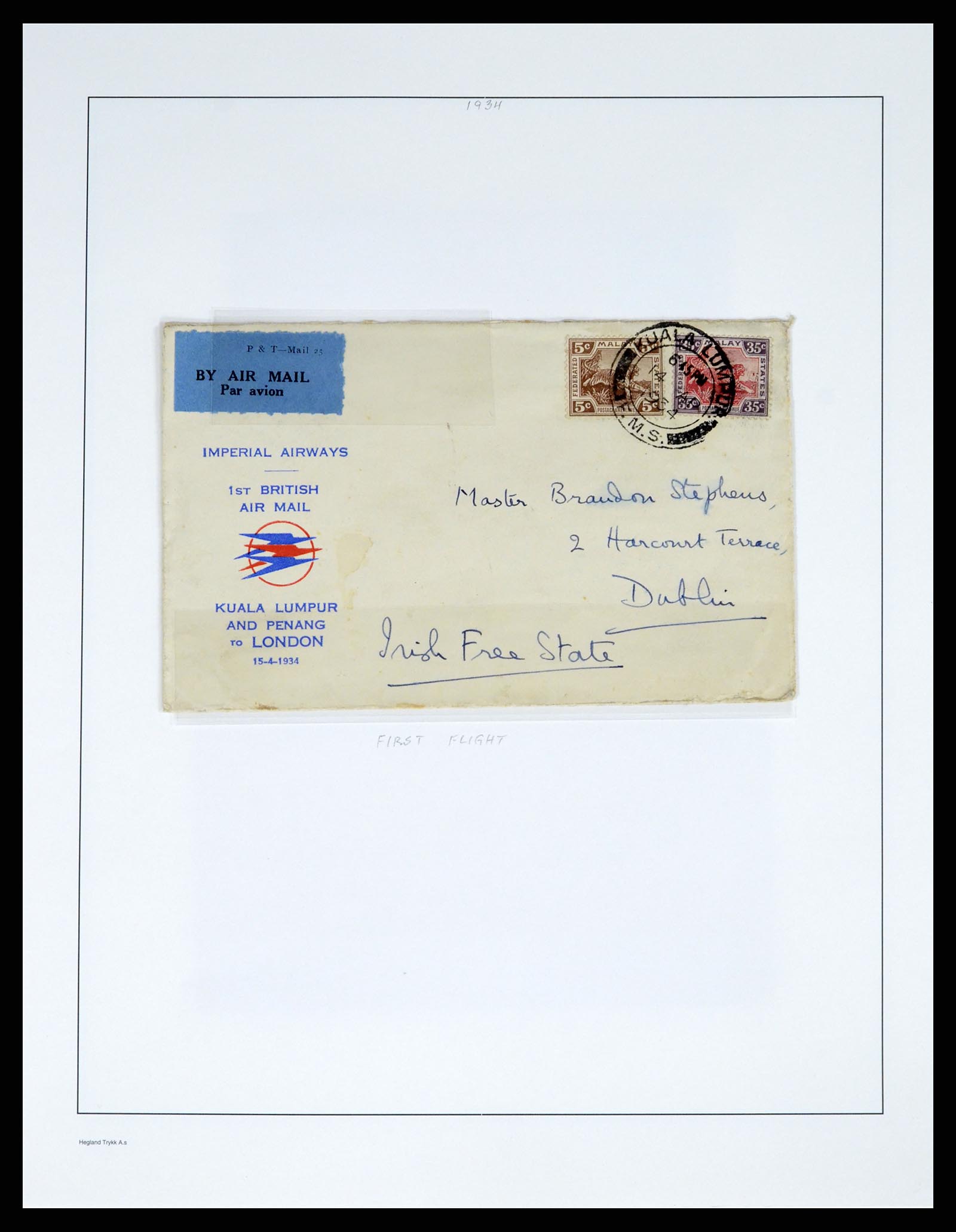 37971 019 - Postzegelverzameling 37971 Maleisië 1900-1920.