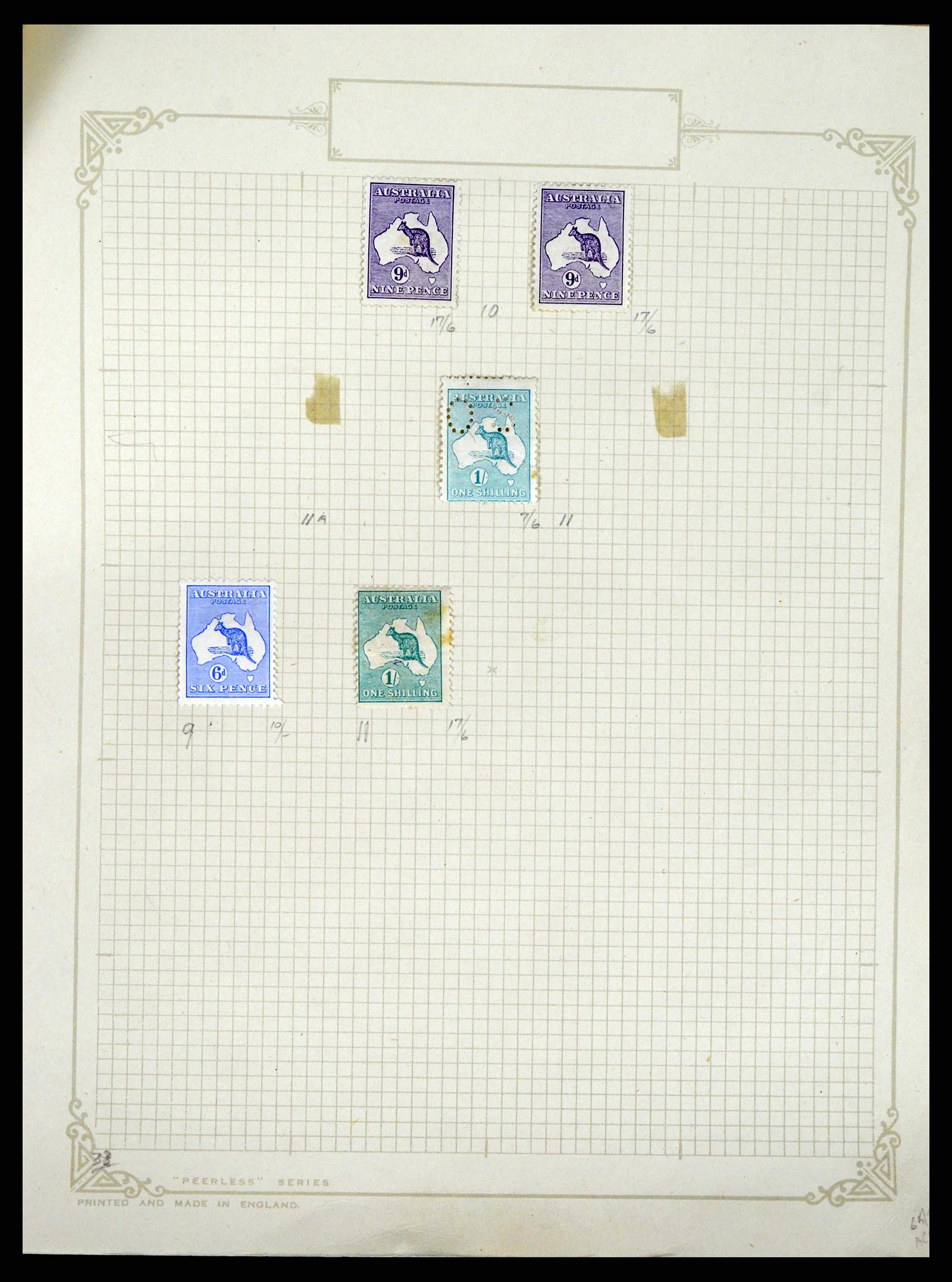 37972 003 - Stamp Collection 37972 Australia 1913-1936.