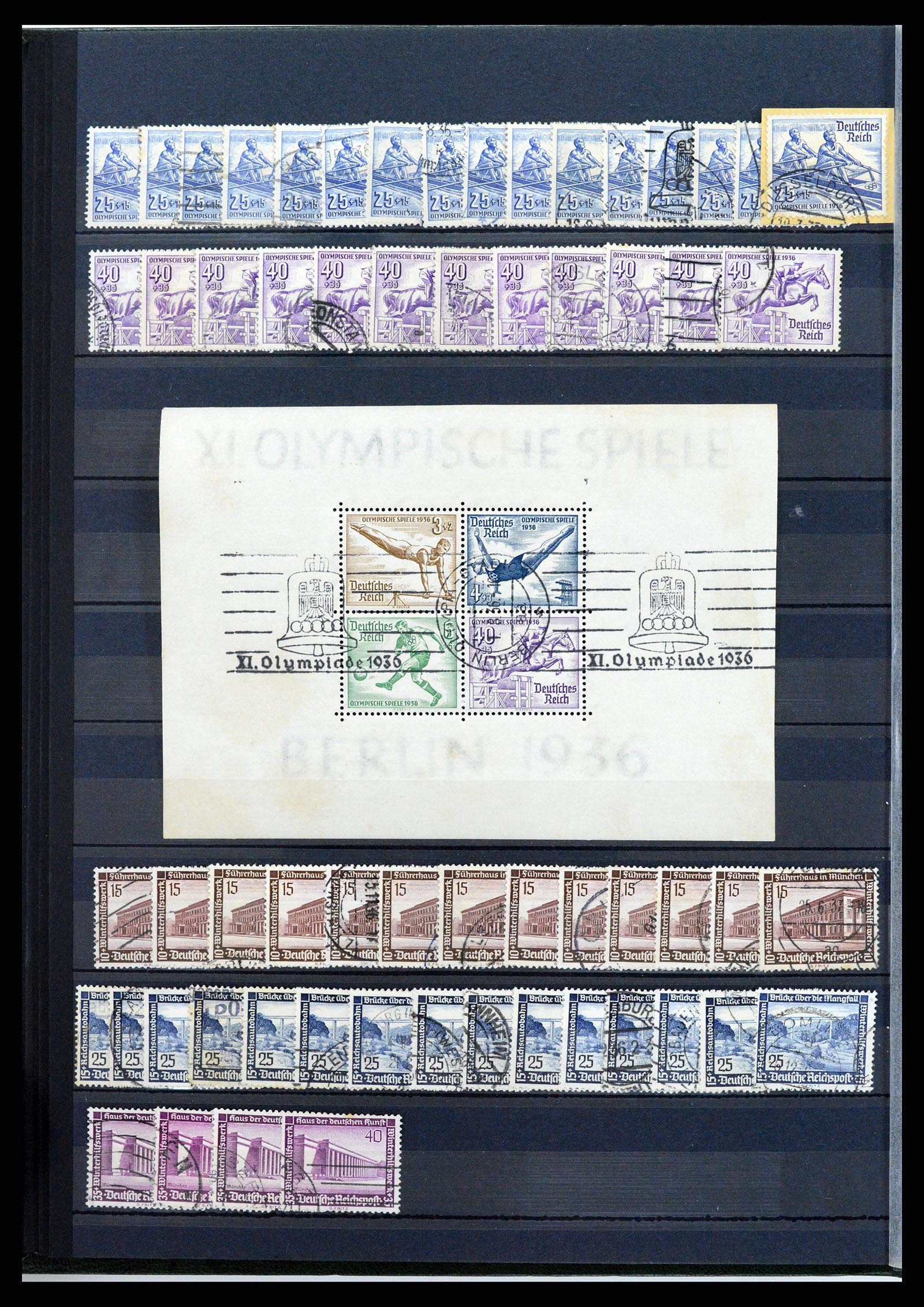 37975 008 - Postzegelverzameling 37975 Duitse Rijk 1872-1942.