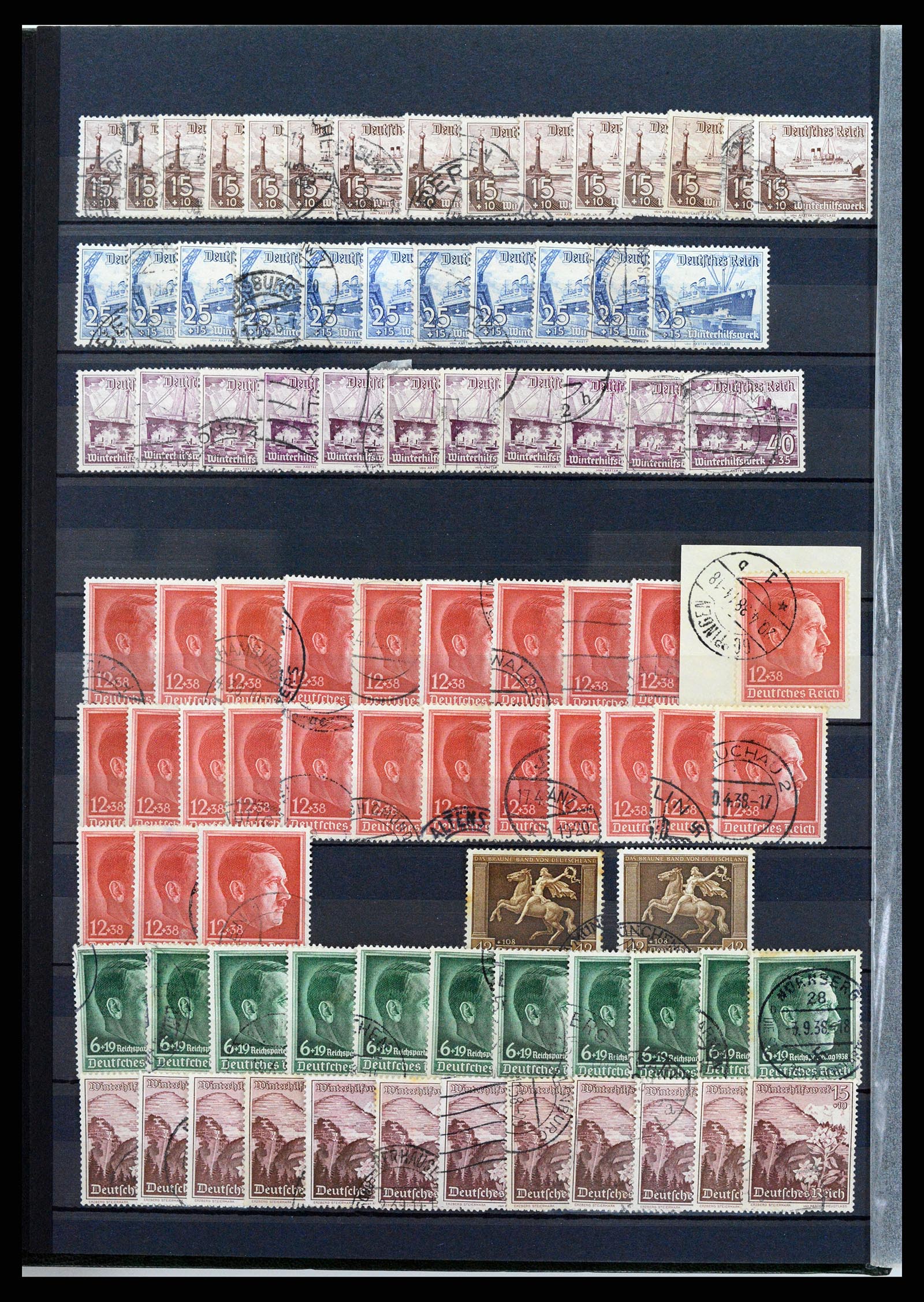 37975 010 - Postzegelverzameling 37975 Duitse Rijk 1872-1942.