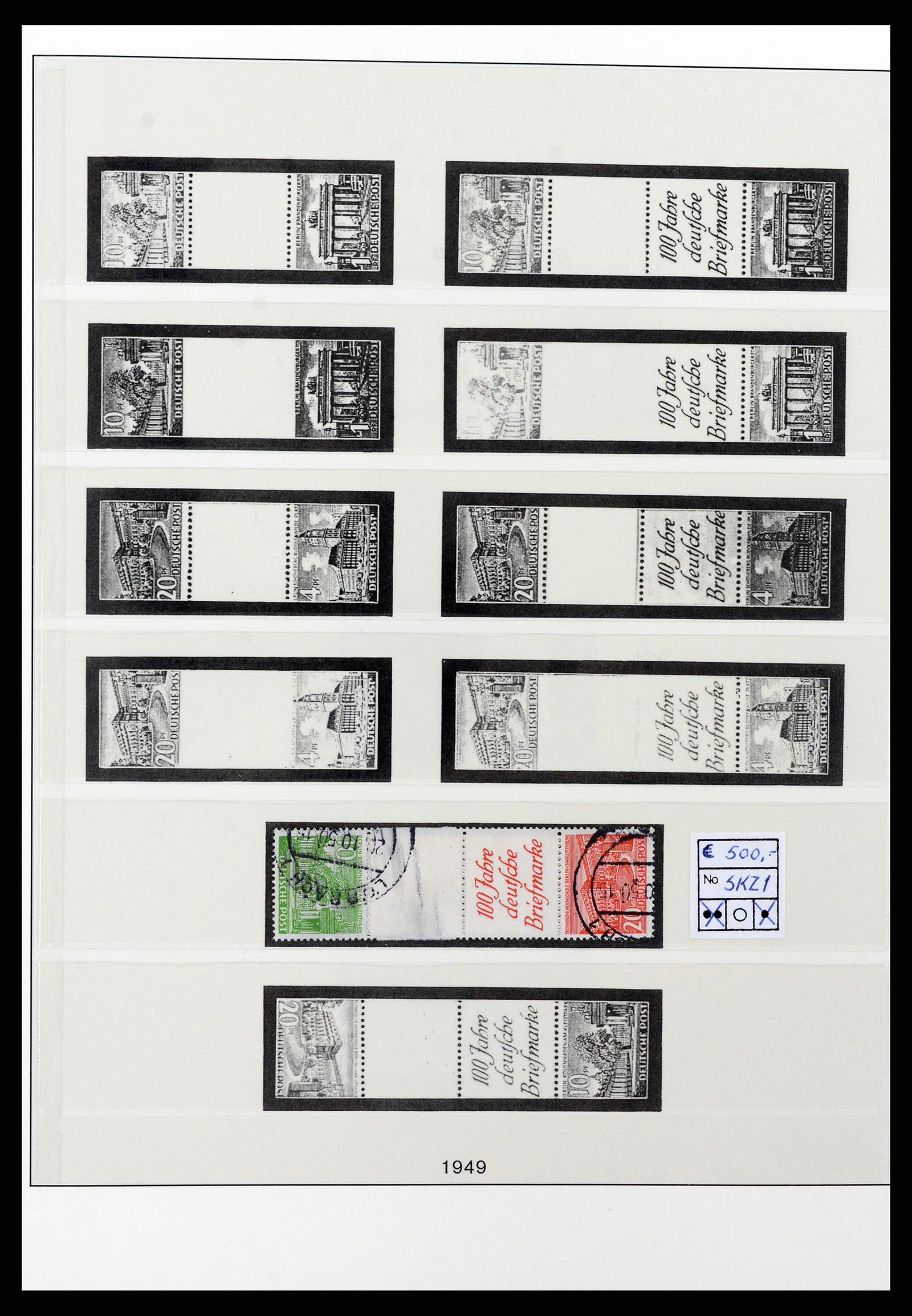37977 003 - Postzegelverzameling 37977 Berlijn combinaties 1949-1989.