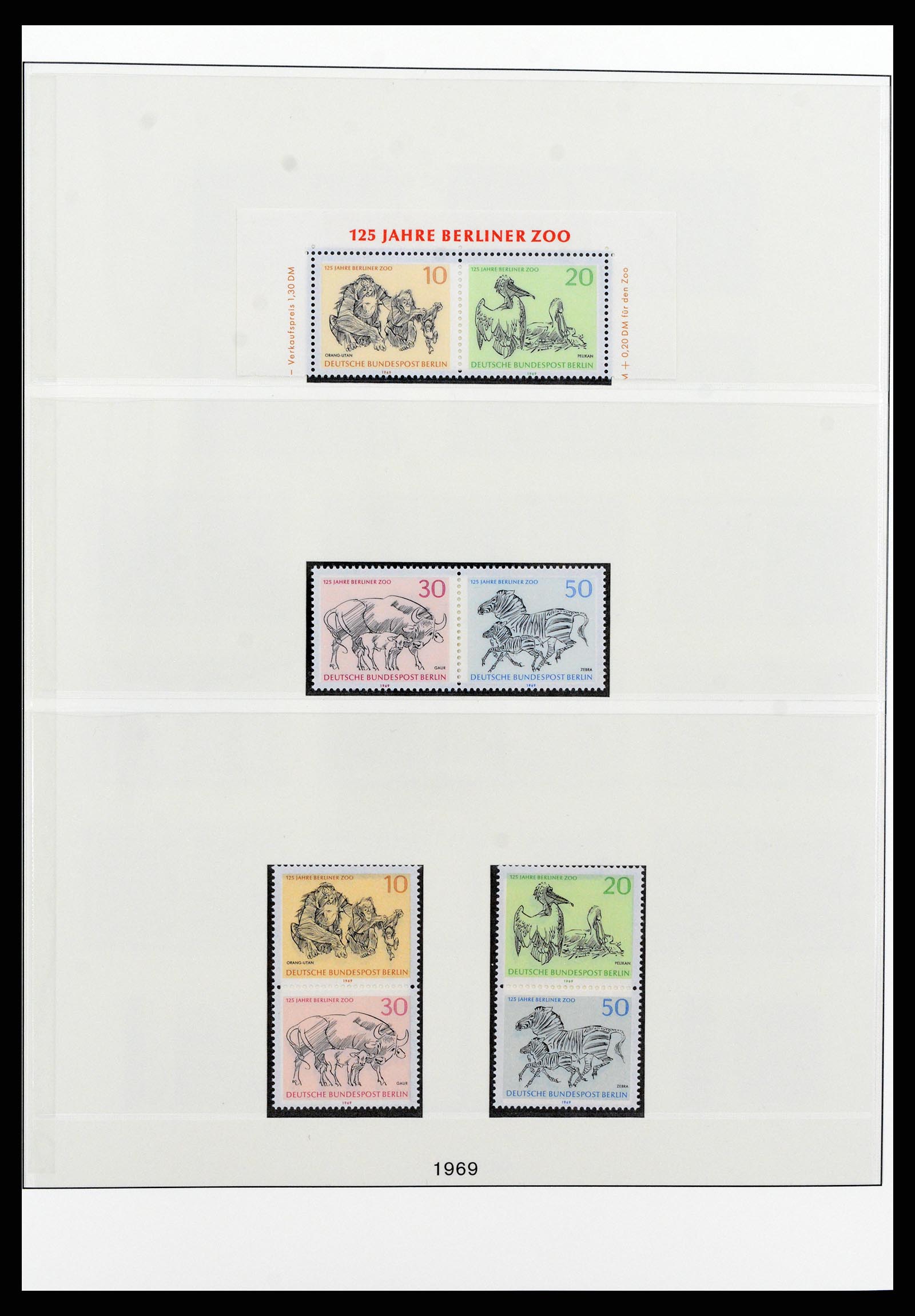 37977 007 - Postzegelverzameling 37977 Berlijn combinaties 1949-1989.