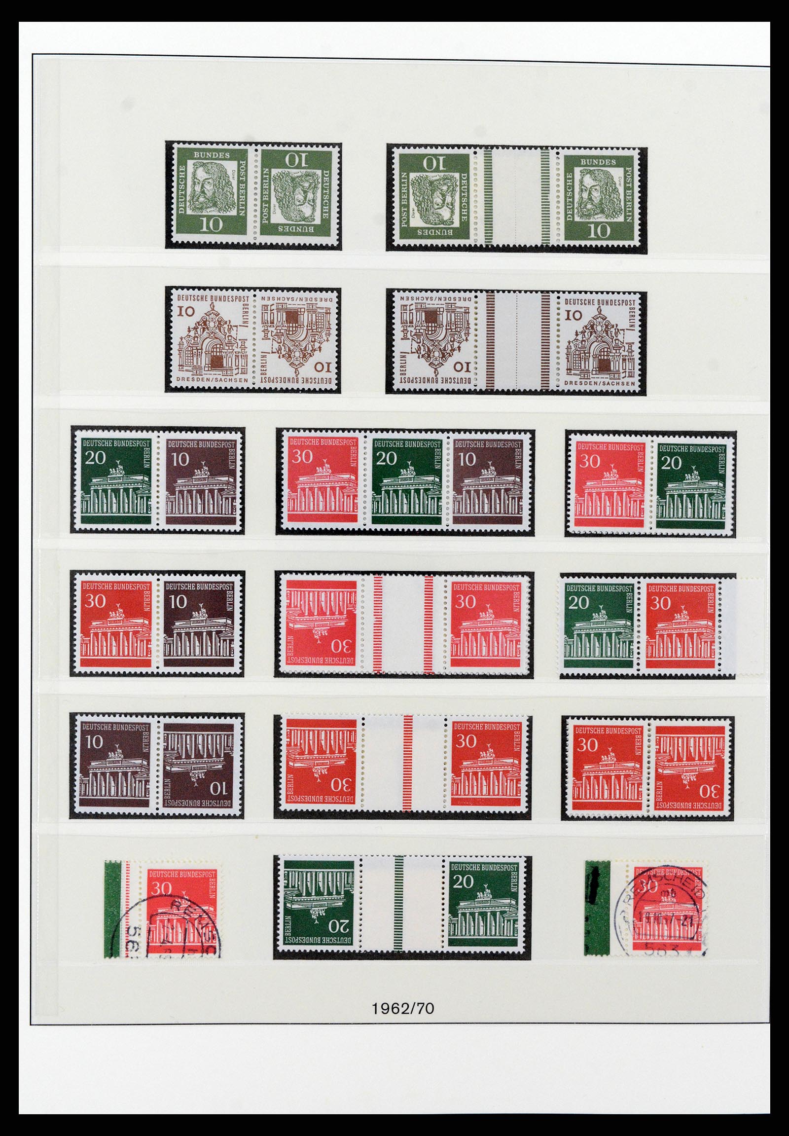37977 008 - Postzegelverzameling 37977 Berlijn combinaties 1949-1989.