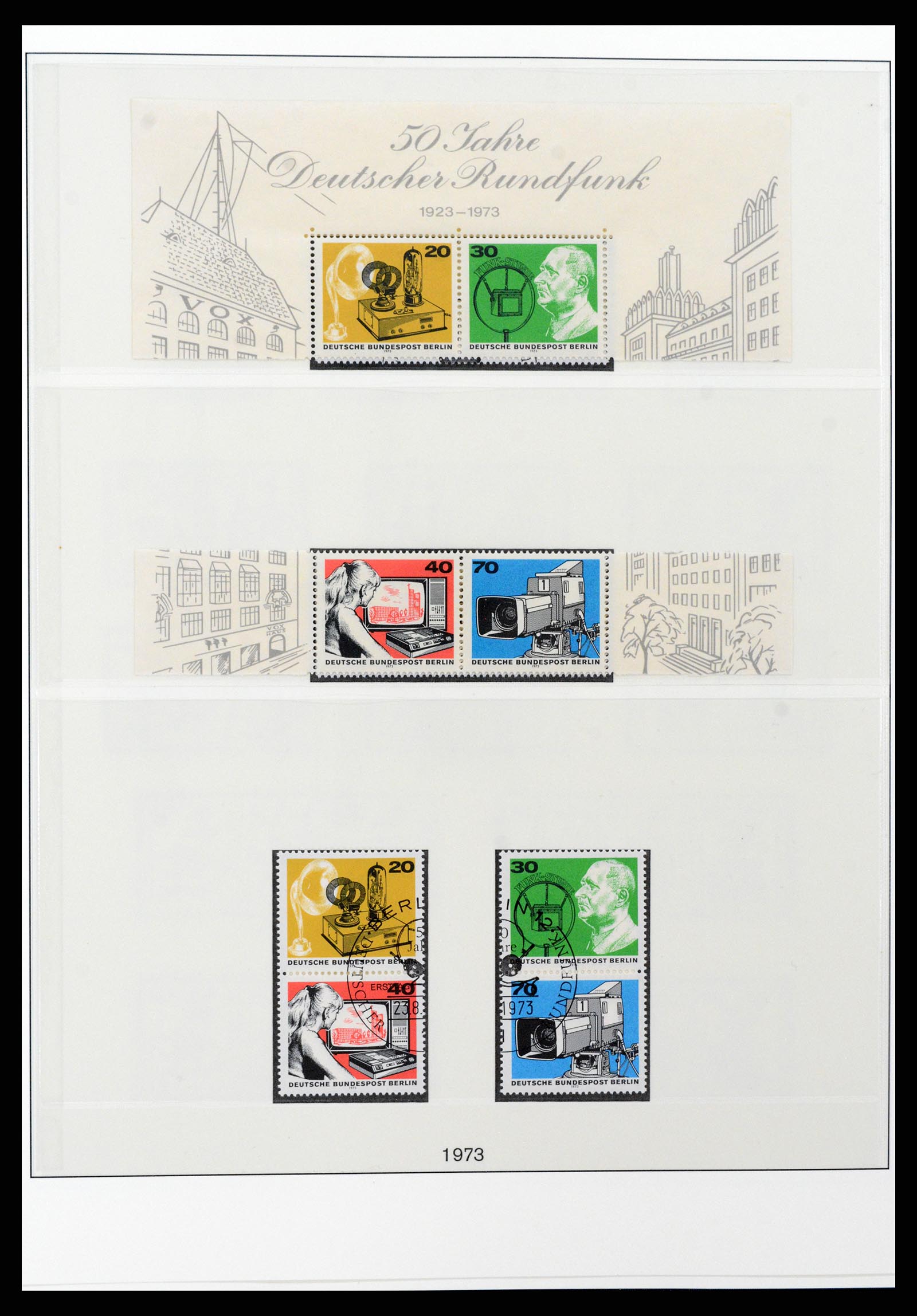 37977 011 - Postzegelverzameling 37977 Berlijn combinaties 1949-1989.