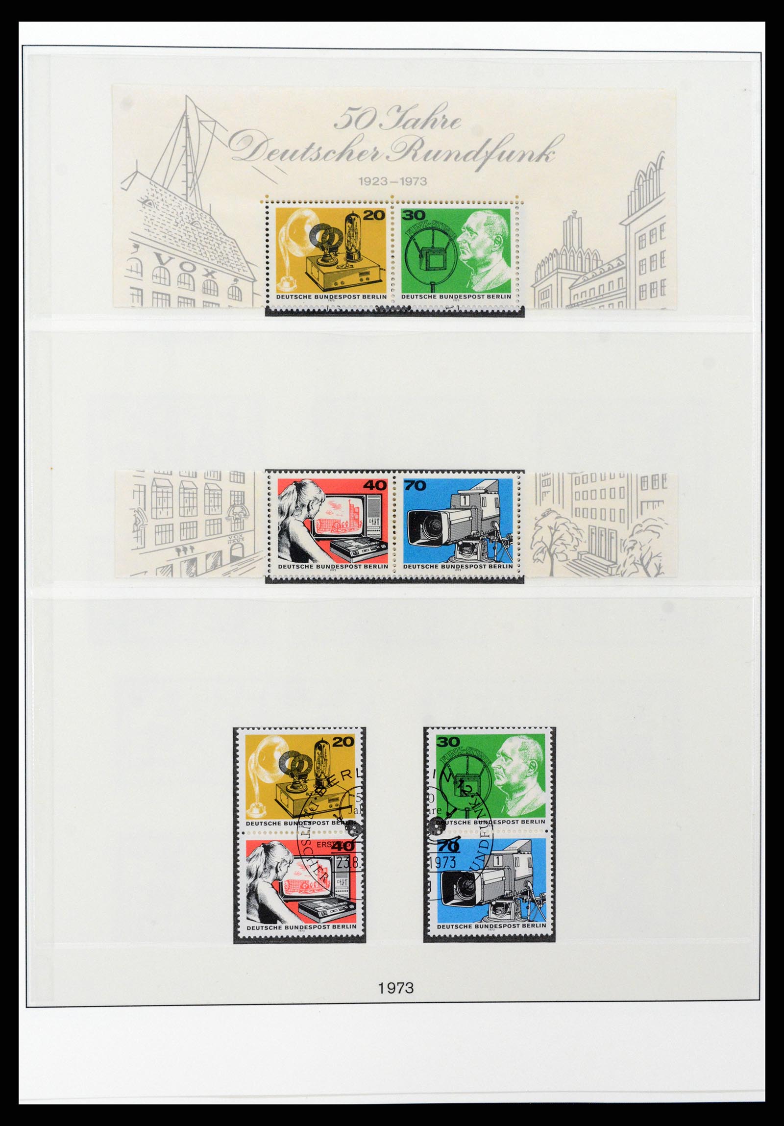 37977 011 - Postzegelverzameling 37977 Berlijn combinaties 1949-1989.