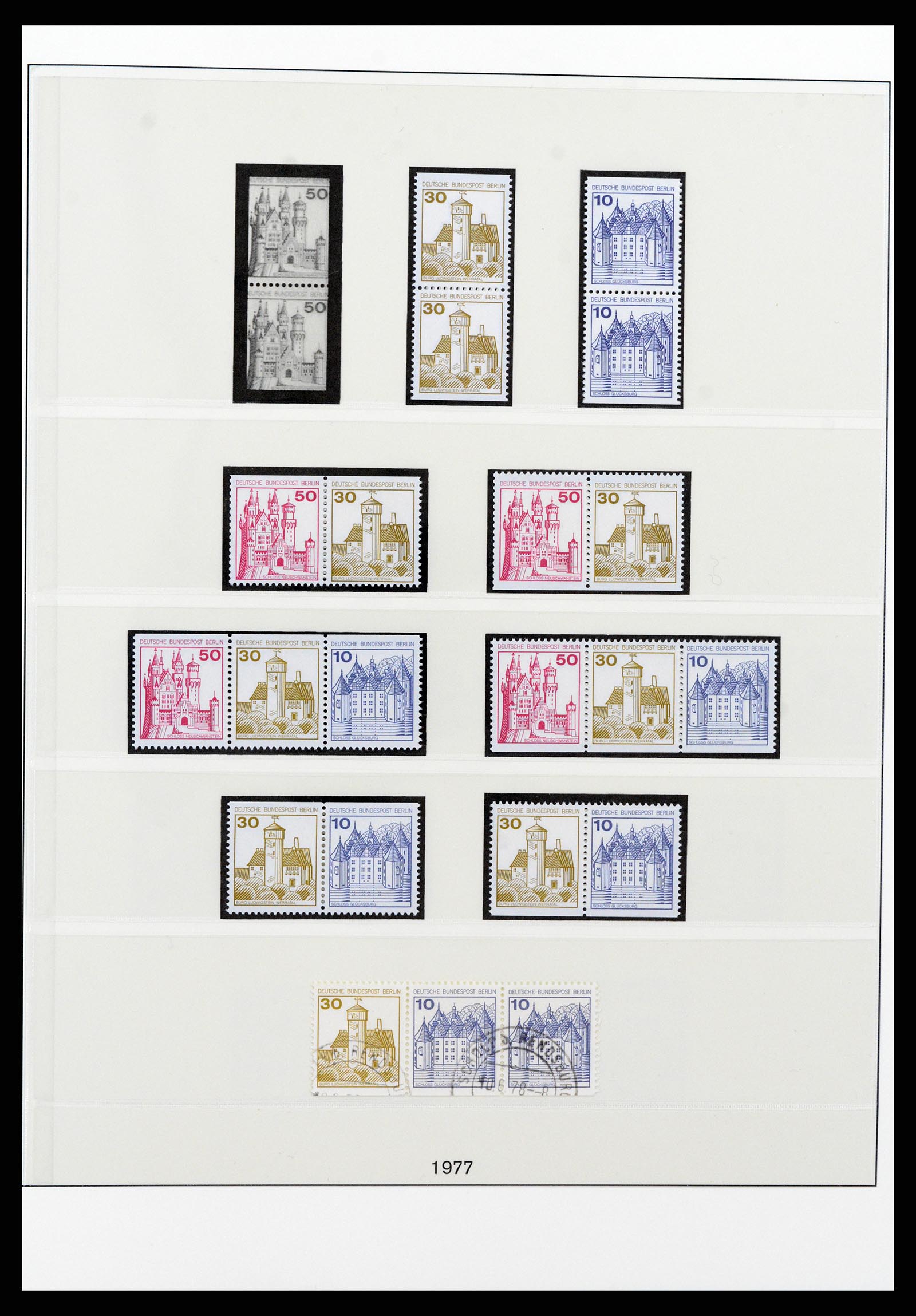 37977 013 - Postzegelverzameling 37977 Berlijn combinaties 1949-1989.
