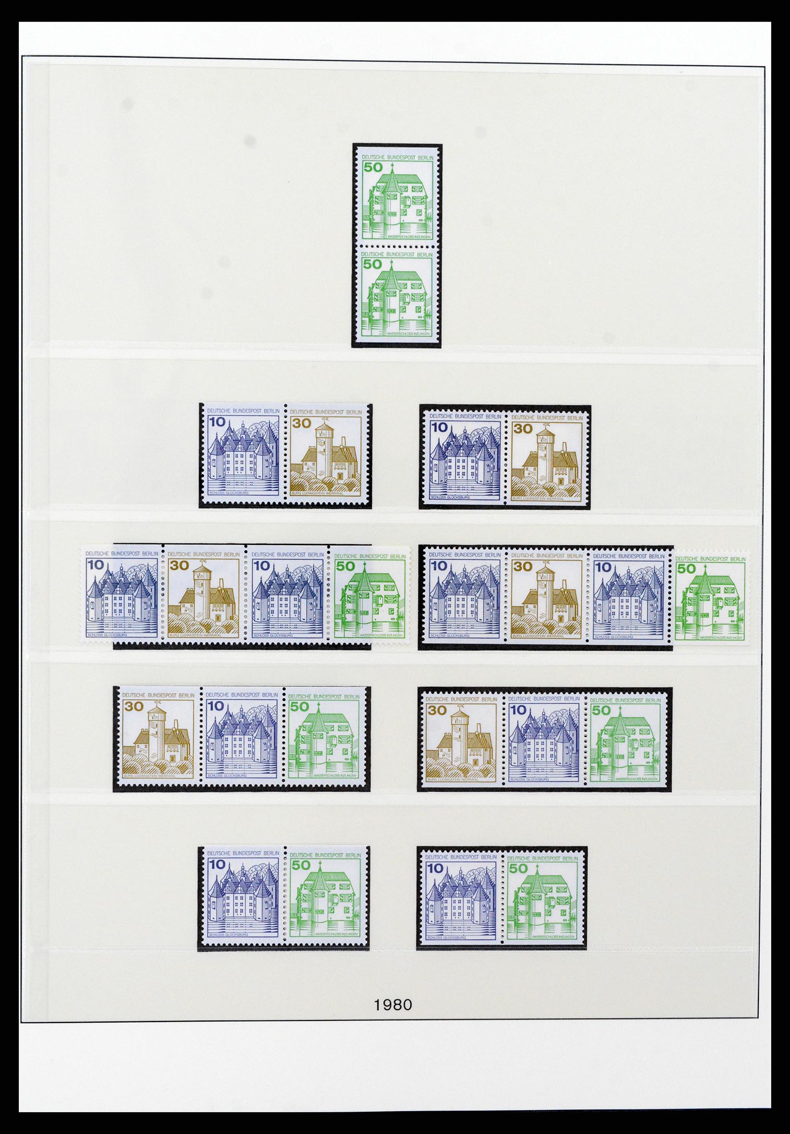 37977 014 - Postzegelverzameling 37977 Berlijn combinaties 1949-1989.