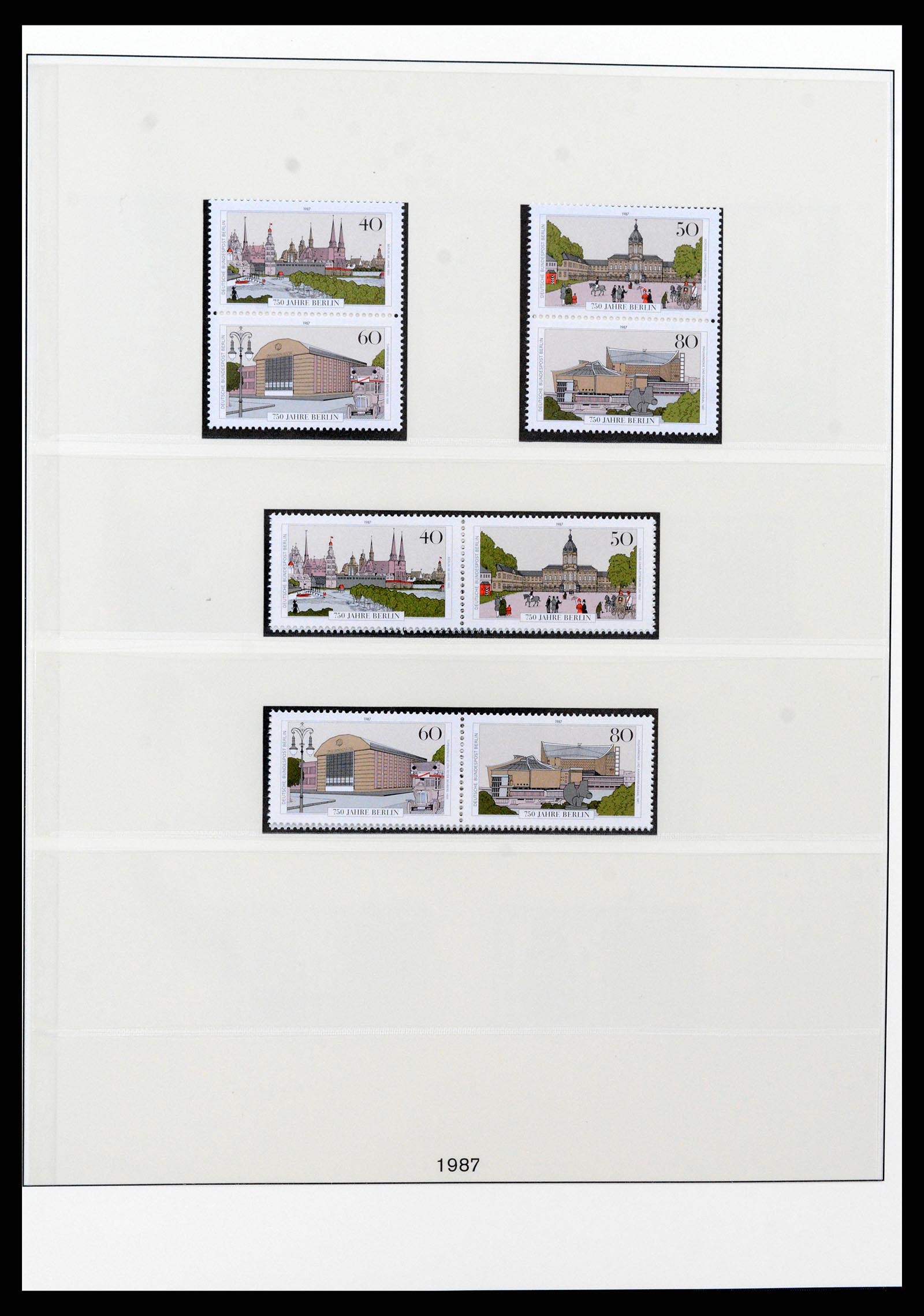 37977 017 - Postzegelverzameling 37977 Berlijn combinaties 1949-1989.