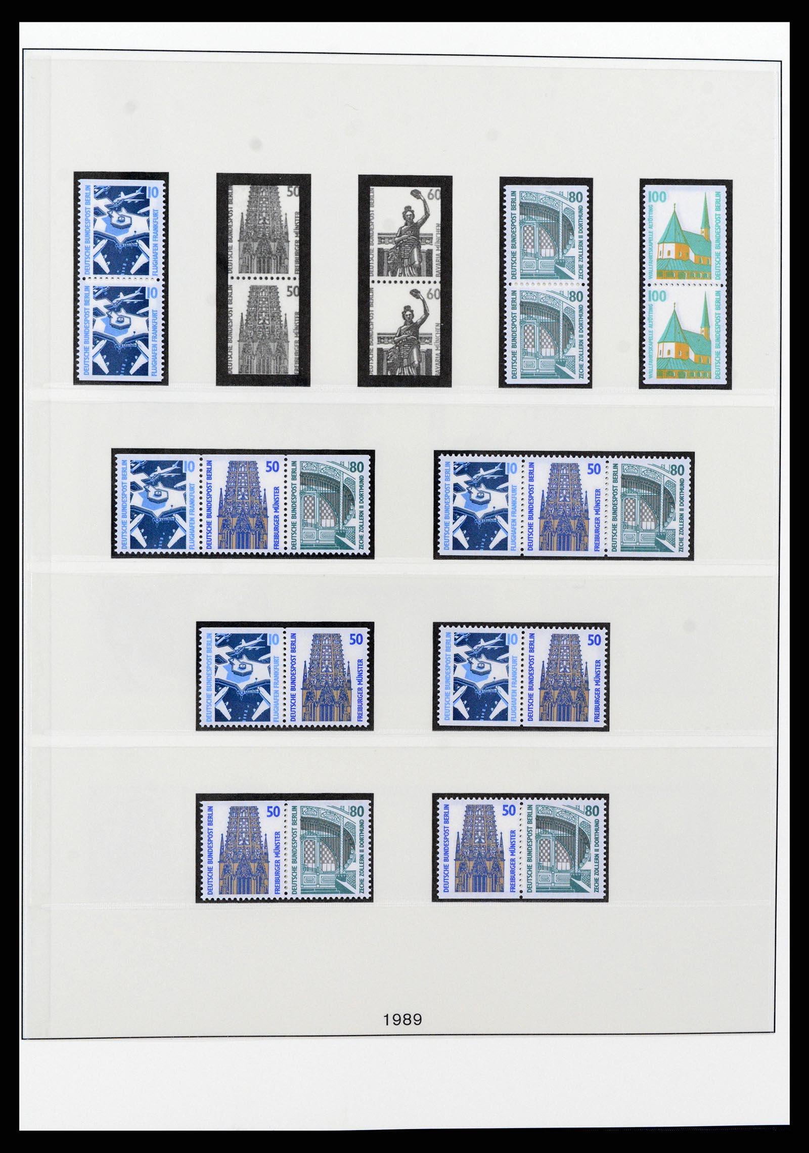 37977 018 - Stamp Collection 37977 Berlin combinations 1949-1989.