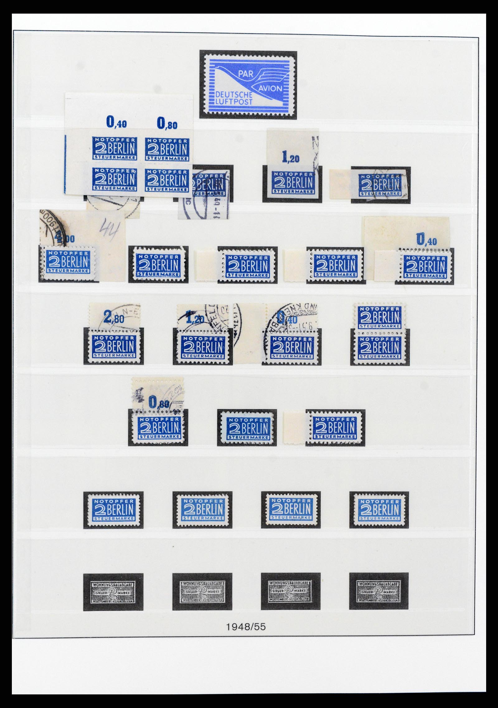 37977 020 - Postzegelverzameling 37977 Berlijn combinaties 1949-1989.