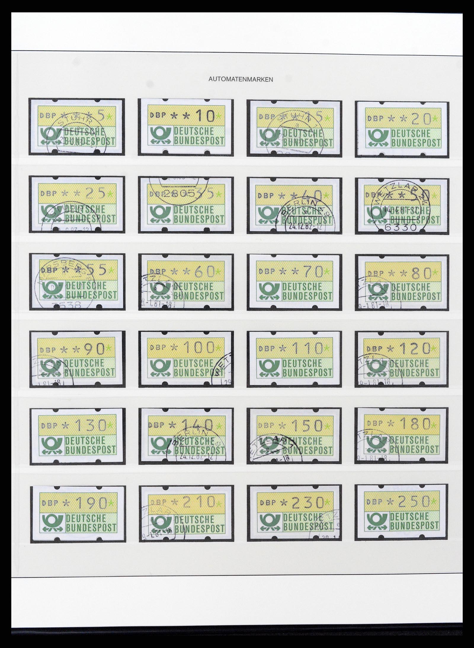 37977 021 - Stamp Collection 37977 Berlin combinations 1949-1989.