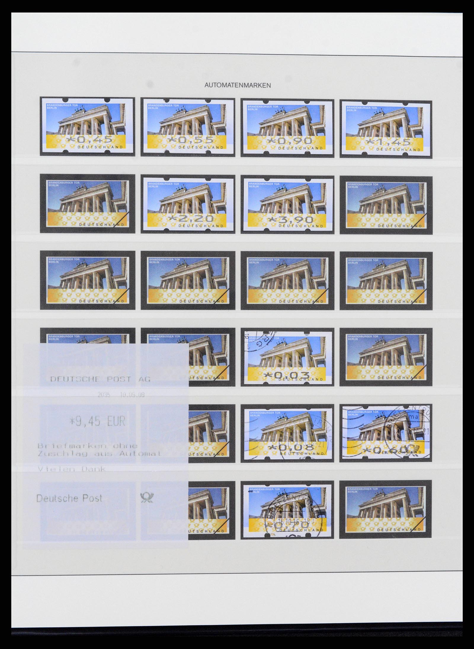 37977 026 - Stamp Collection 37977 Berlin combinations 1949-1989.