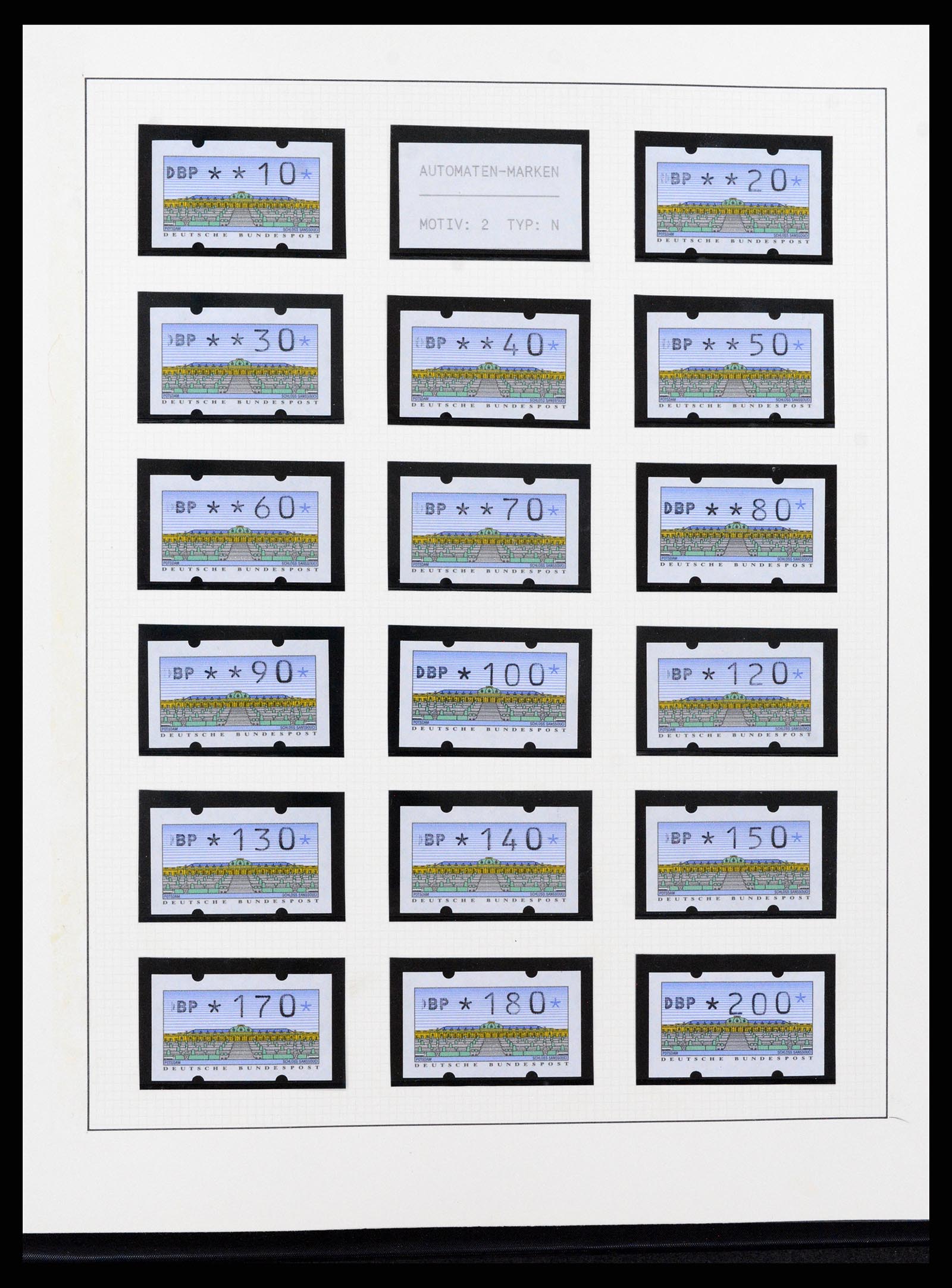 37977 034 - Stamp Collection 37977 Berlin combinations 1949-1989.