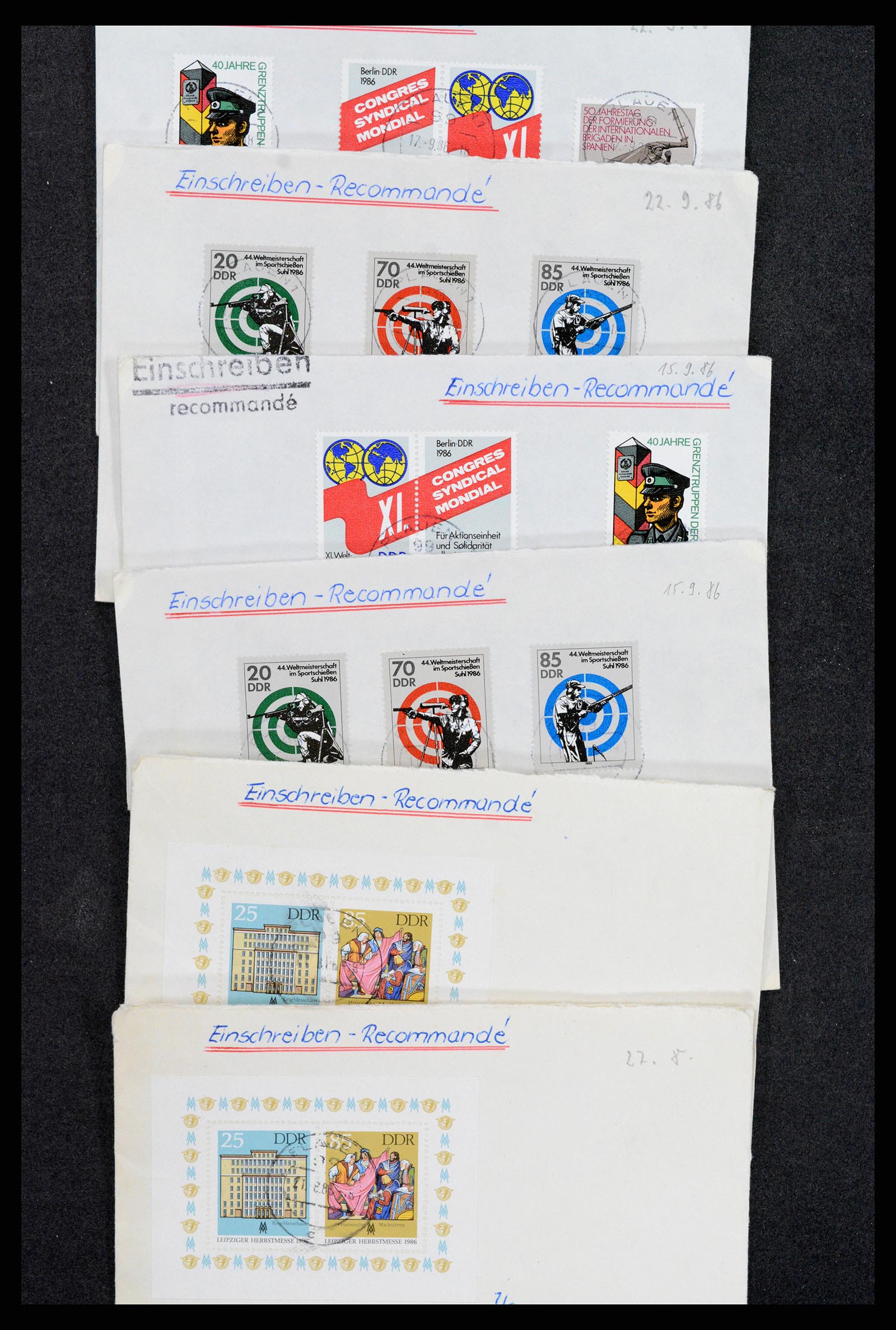 37981 001 - Postzegelverzameling 37981 DDR brieven 1960-1990.