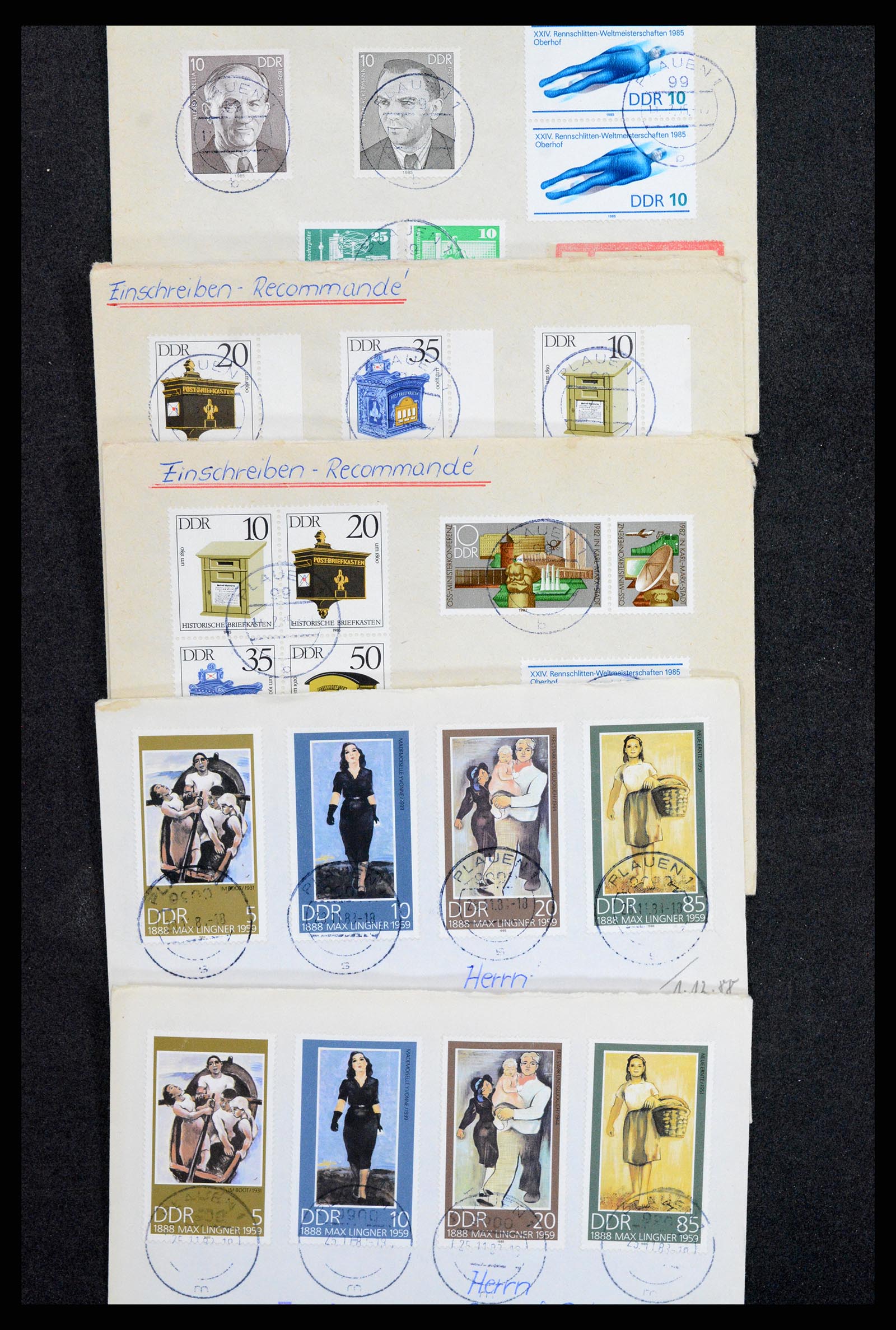 37981 006 - Postzegelverzameling 37981 DDR brieven 1960-1990.