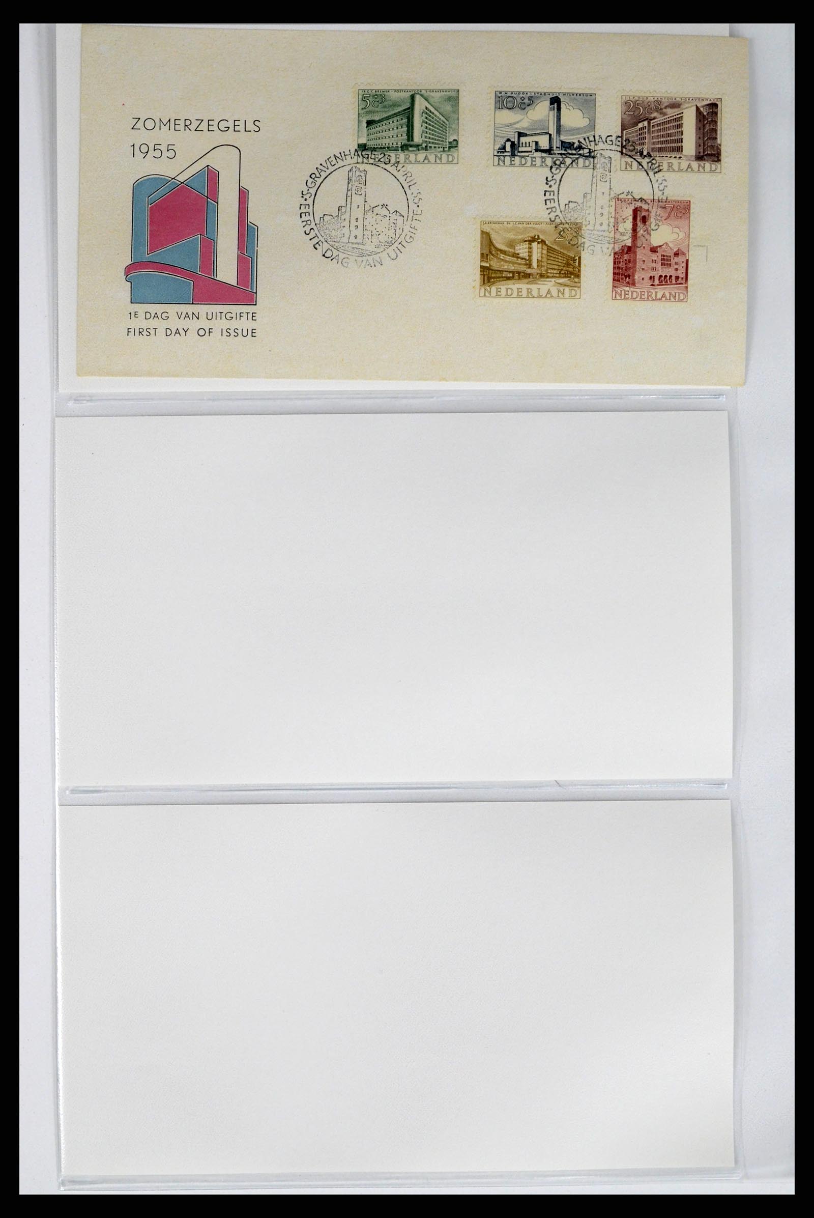 37983 002 - Postzegelverzameling 37983 Nederland FDC's 1954-1987.