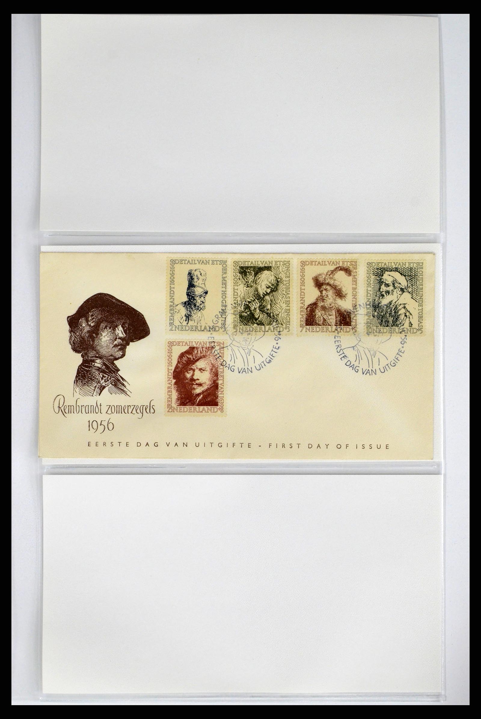 37983 003 - Postzegelverzameling 37983 Nederland FDC's 1954-1987.