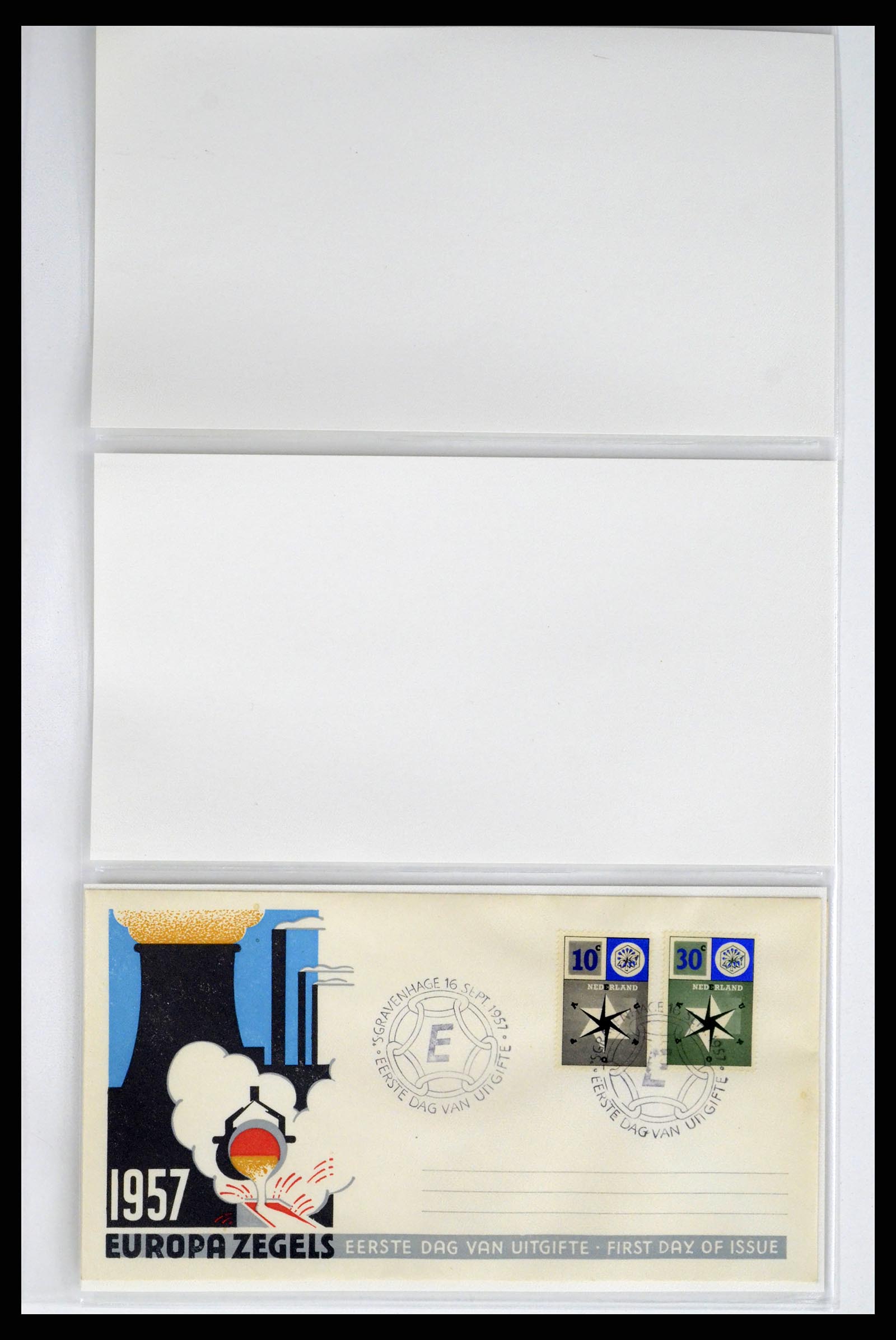 37983 004 - Postzegelverzameling 37983 Nederland FDC's 1954-1987.
