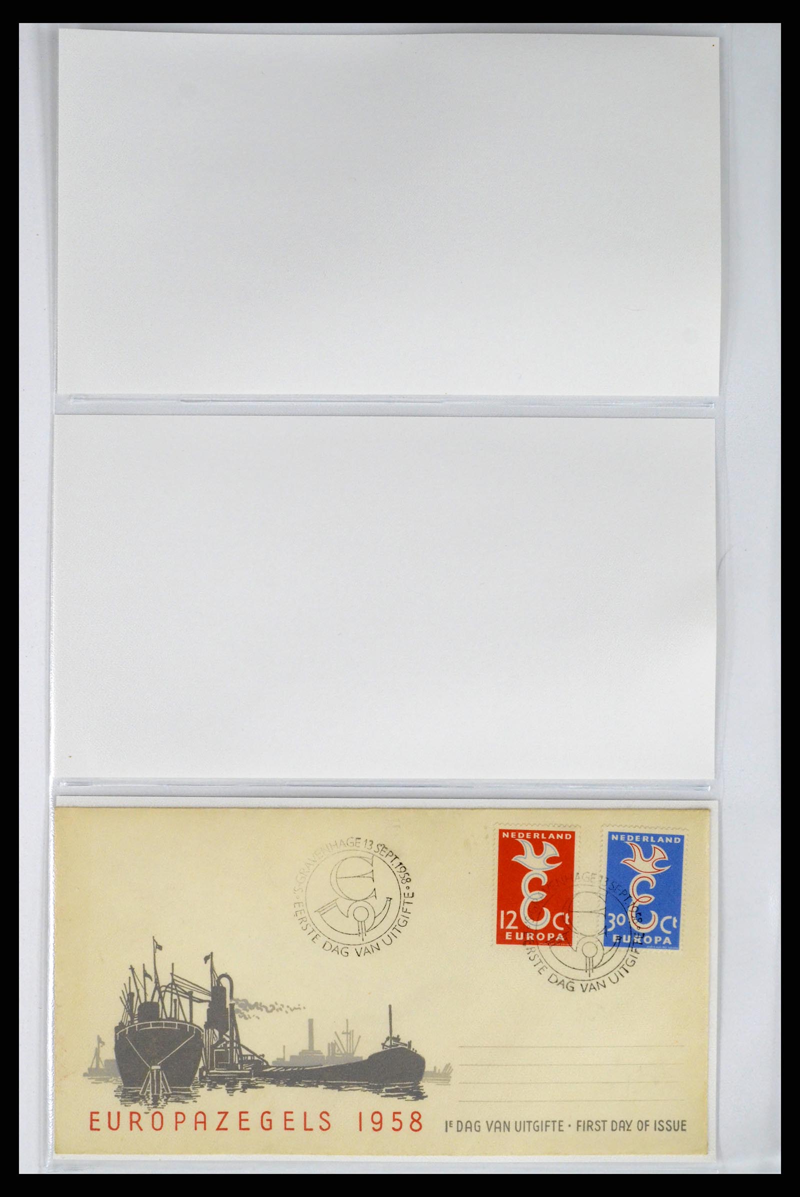 37983 005 - Postzegelverzameling 37983 Nederland FDC's 1954-1987.