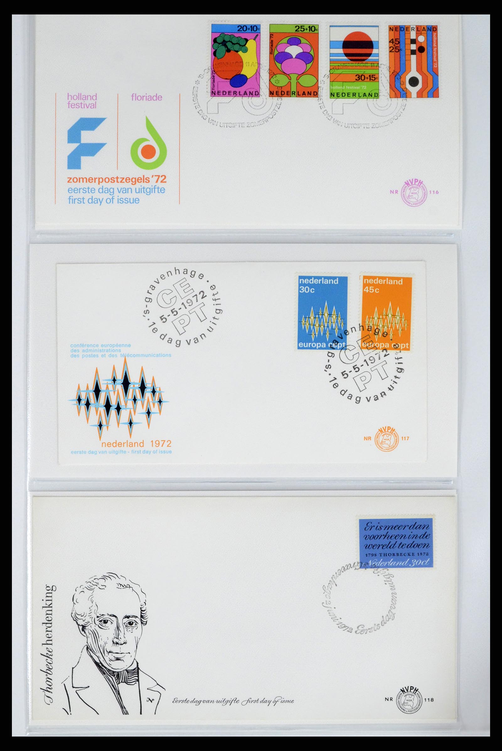 37983 033 - Stamp Collection 37983 Netherland FDC's 1954-1987.