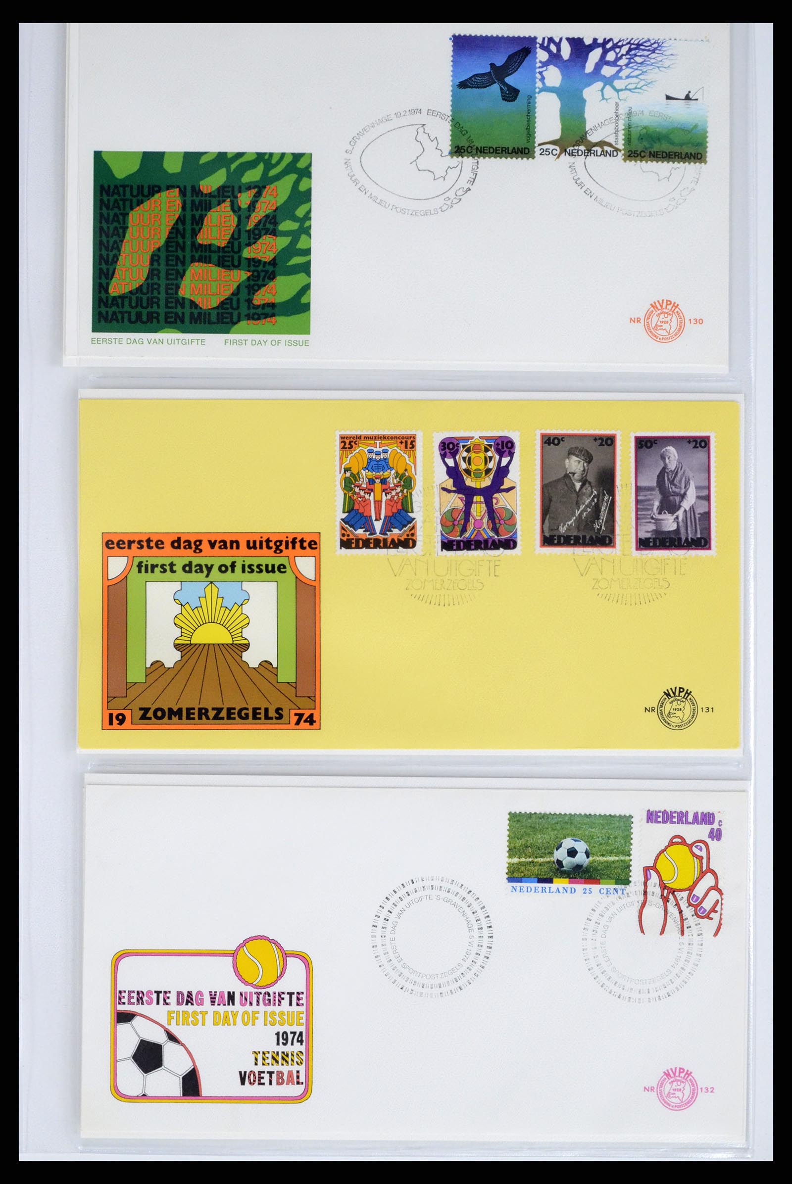 37983 038 - Stamp Collection 37983 Netherland FDC's 1954-1987.