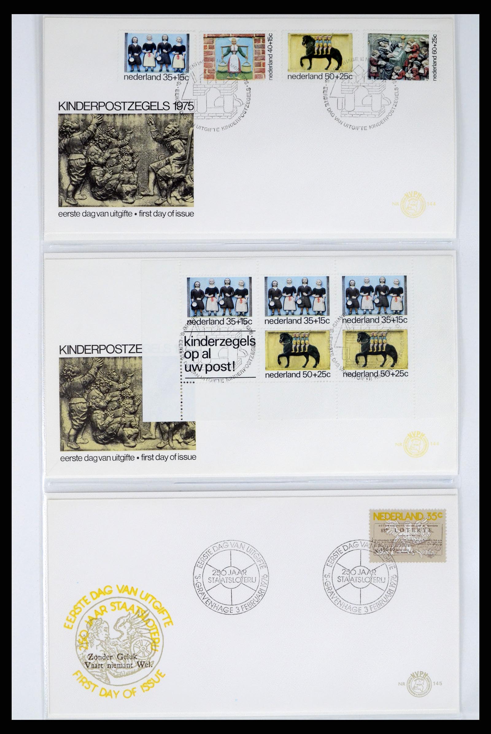 37983 043 - Stamp Collection 37983 Netherland FDC's 1954-1987.