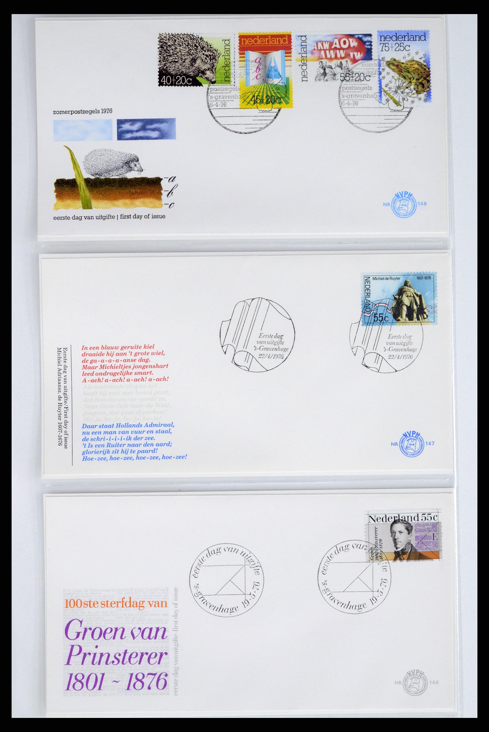 37983 044 - Stamp Collection 37983 Netherland FDC's 1954-1987.