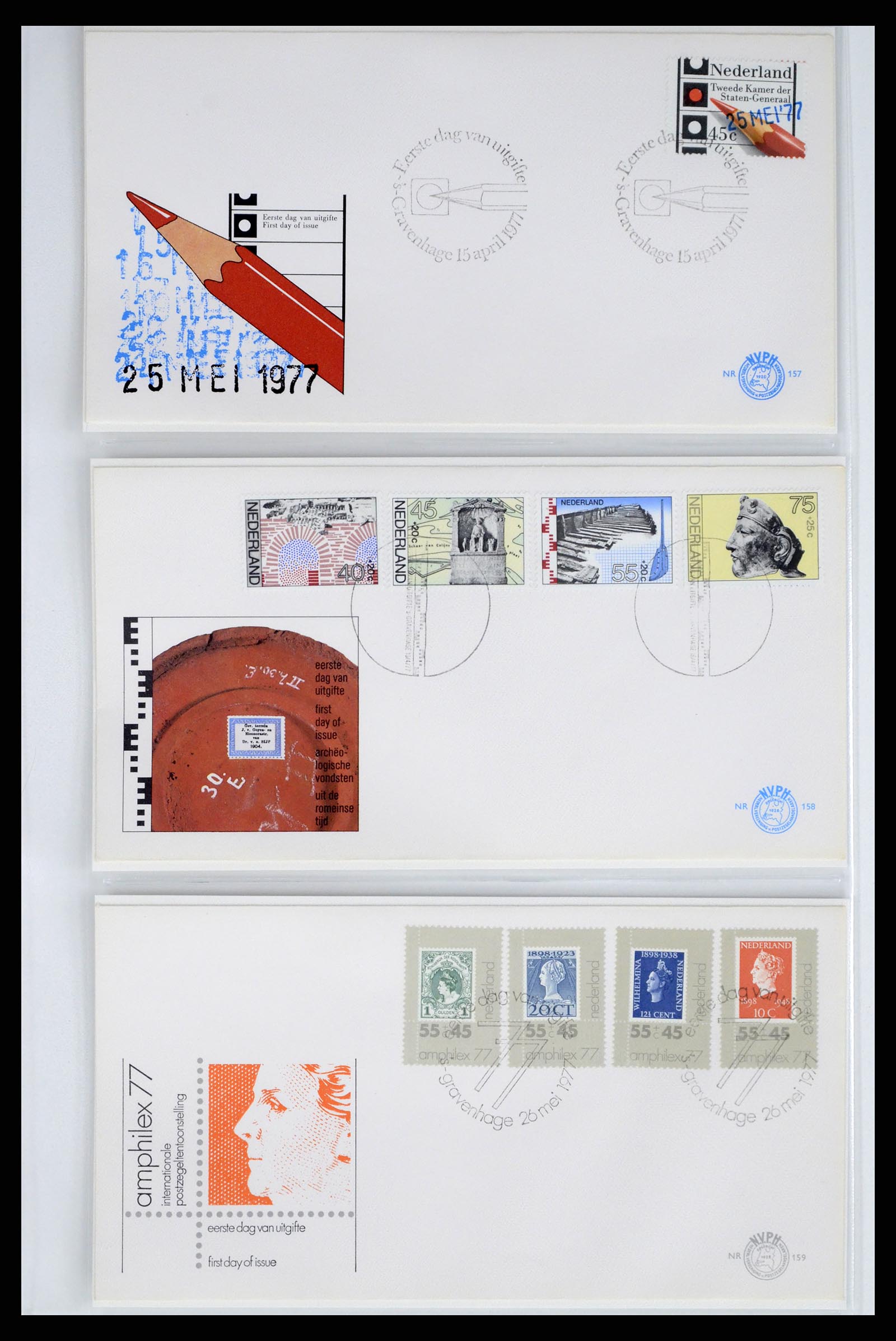 37983 048 - Stamp Collection 37983 Netherland FDC's 1954-1987.