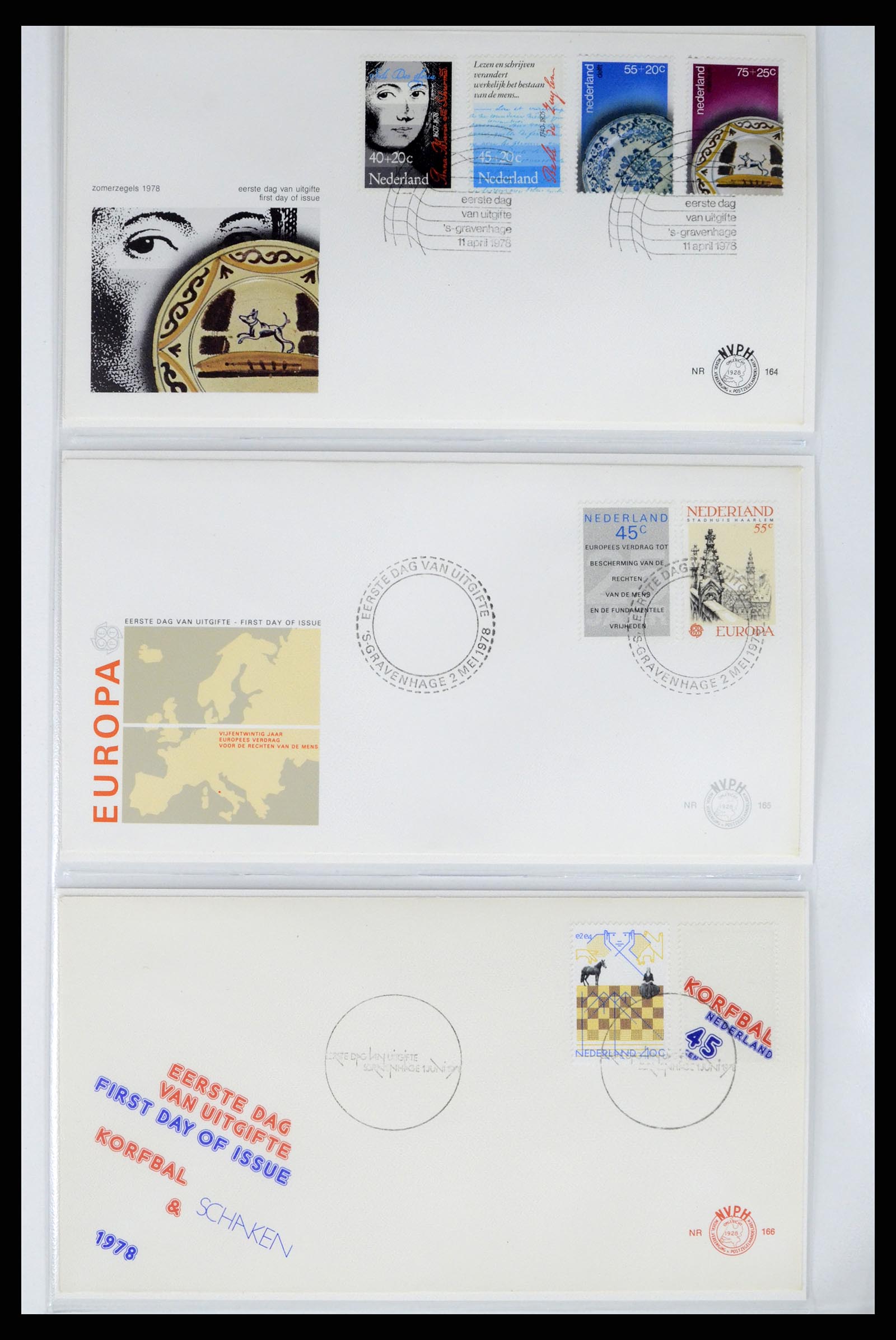 37983 051 - Stamp Collection 37983 Netherland FDC's 1954-1987.