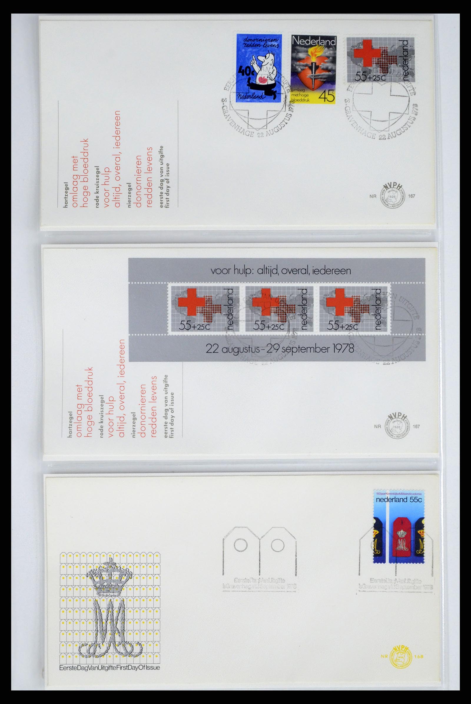 37983 052 - Stamp Collection 37983 Netherland FDC's 1954-1987.