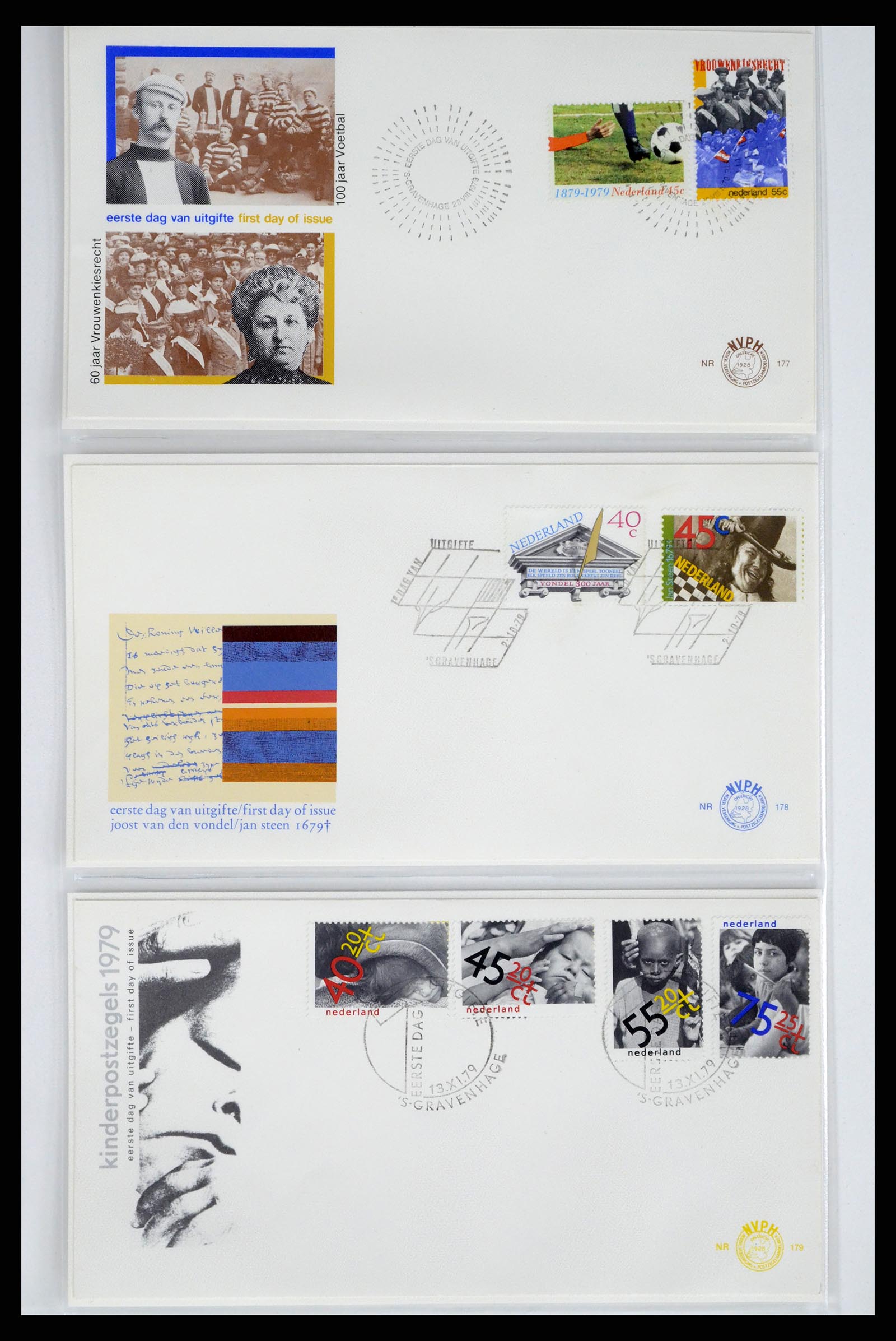 37983 056 - Stamp Collection 37983 Netherland FDC's 1954-1987.