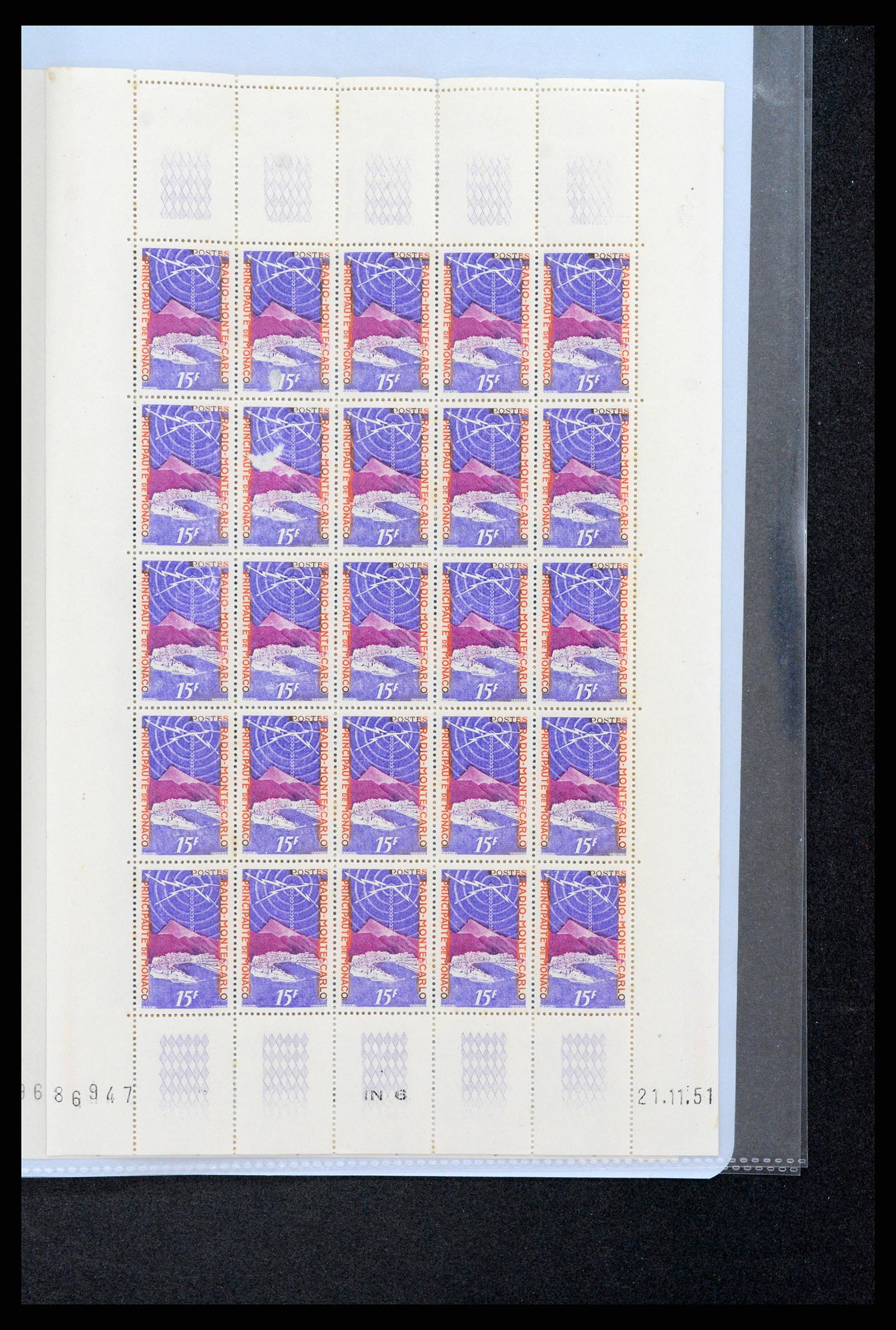 37984 002 - Postzegelverzameling 37984 Monaco betere uitgaven 1942-1982.
