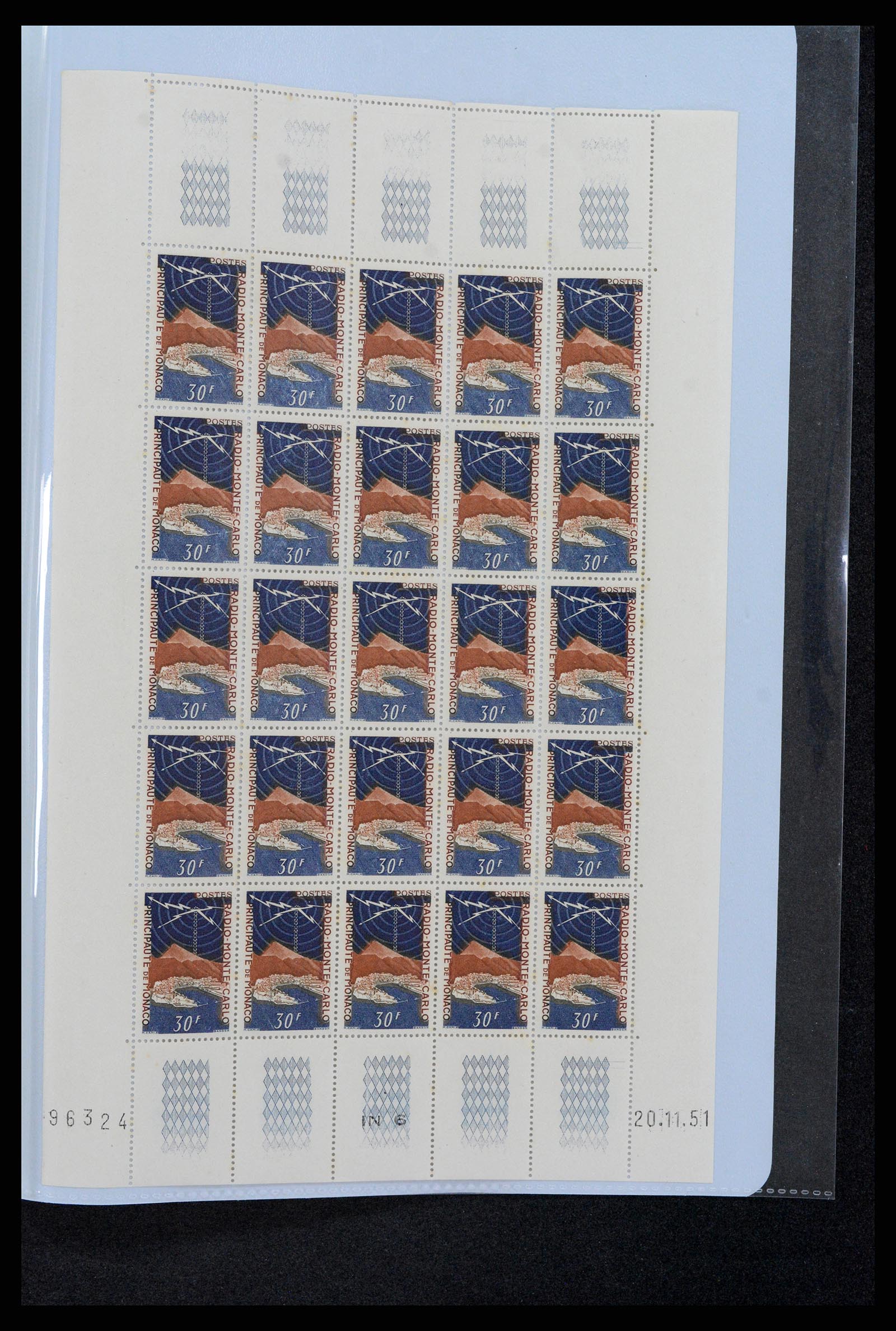 37984 003 - Postzegelverzameling 37984 Monaco betere uitgaven 1942-1982.