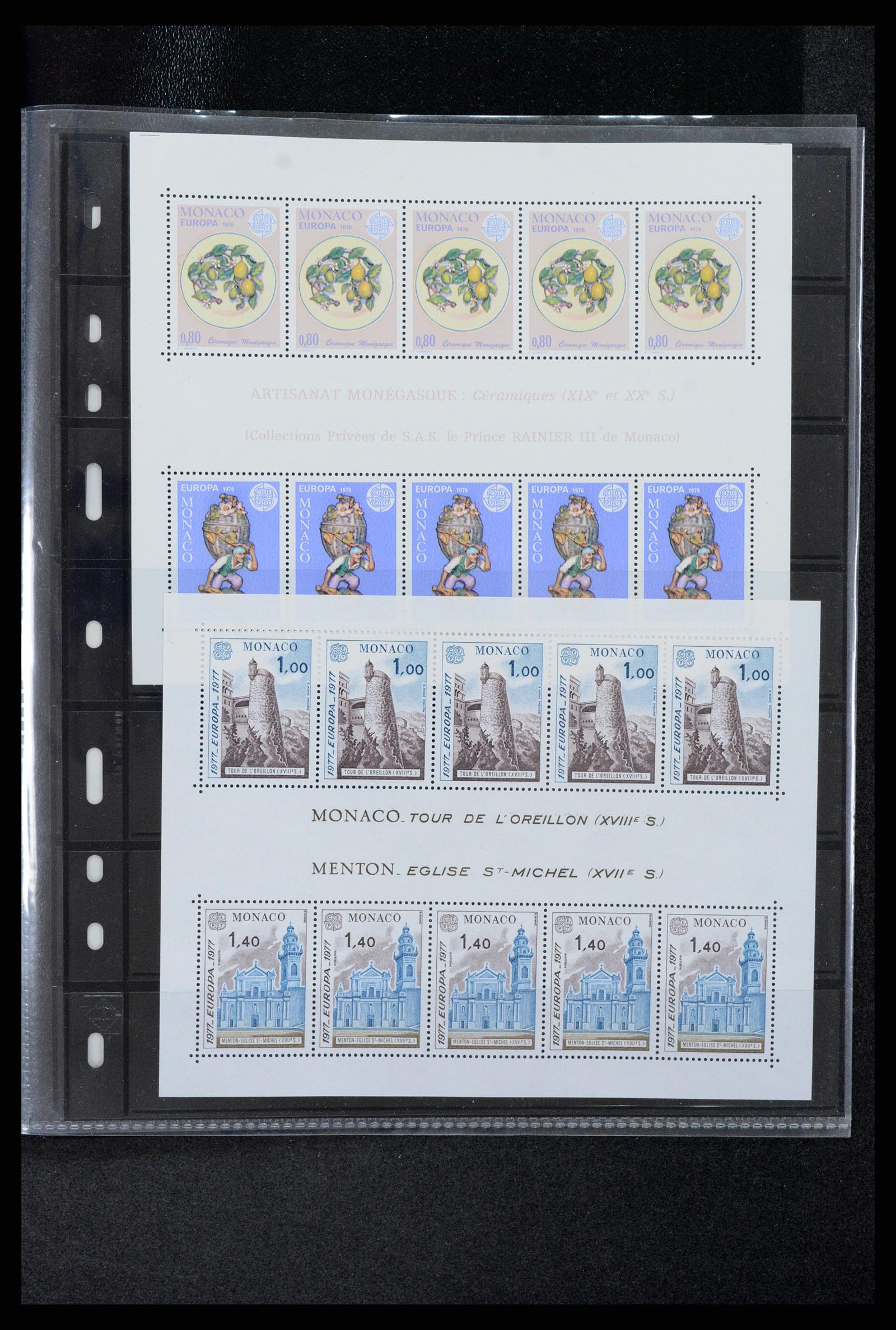 37984 008 - Postzegelverzameling 37984 Monaco betere uitgaven 1942-1982.